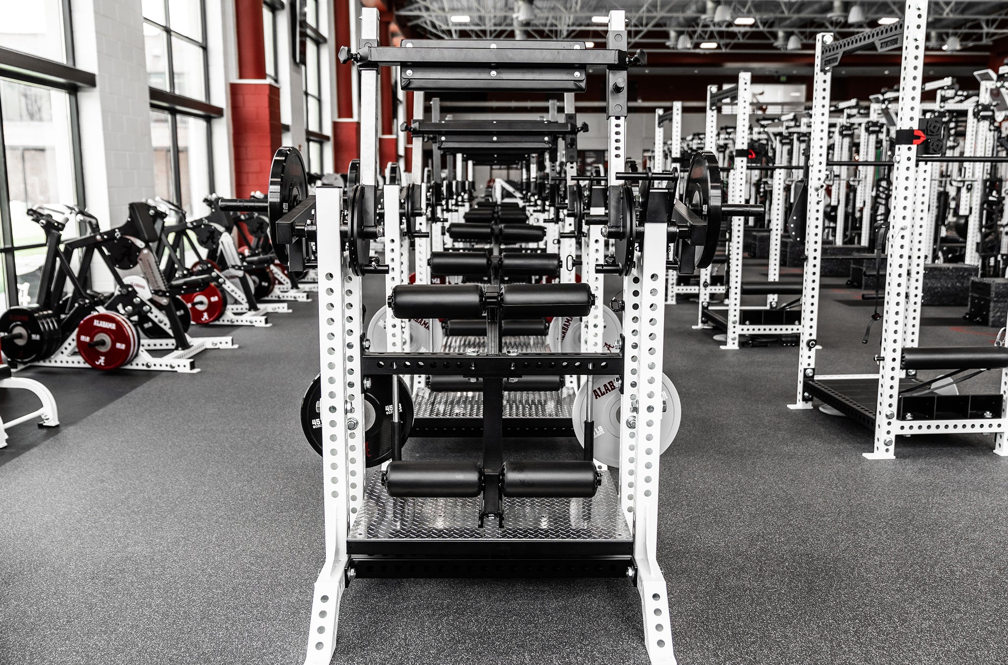 Alabama Crimson Tide Football Weight Room