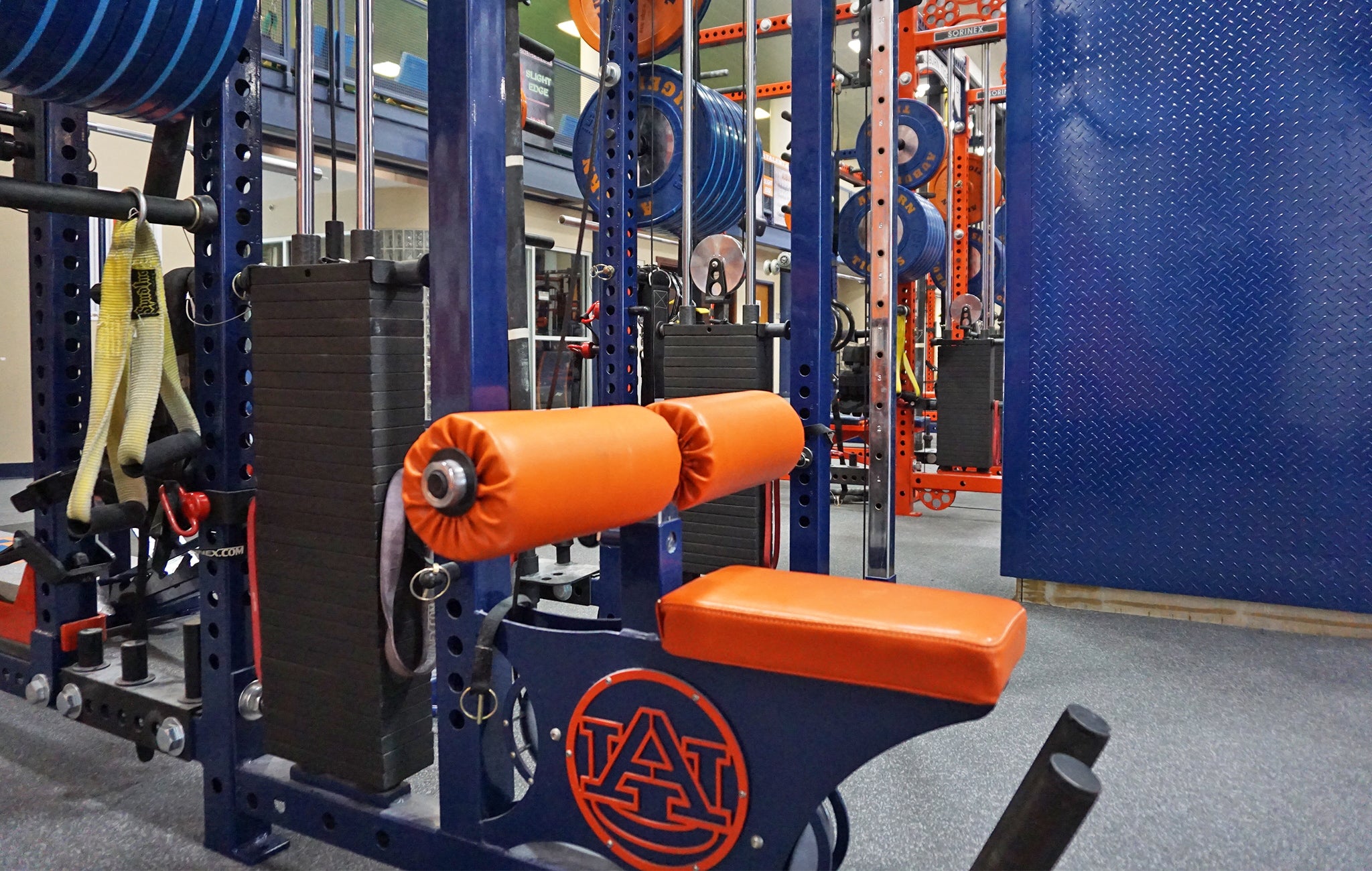 college strength training facilities