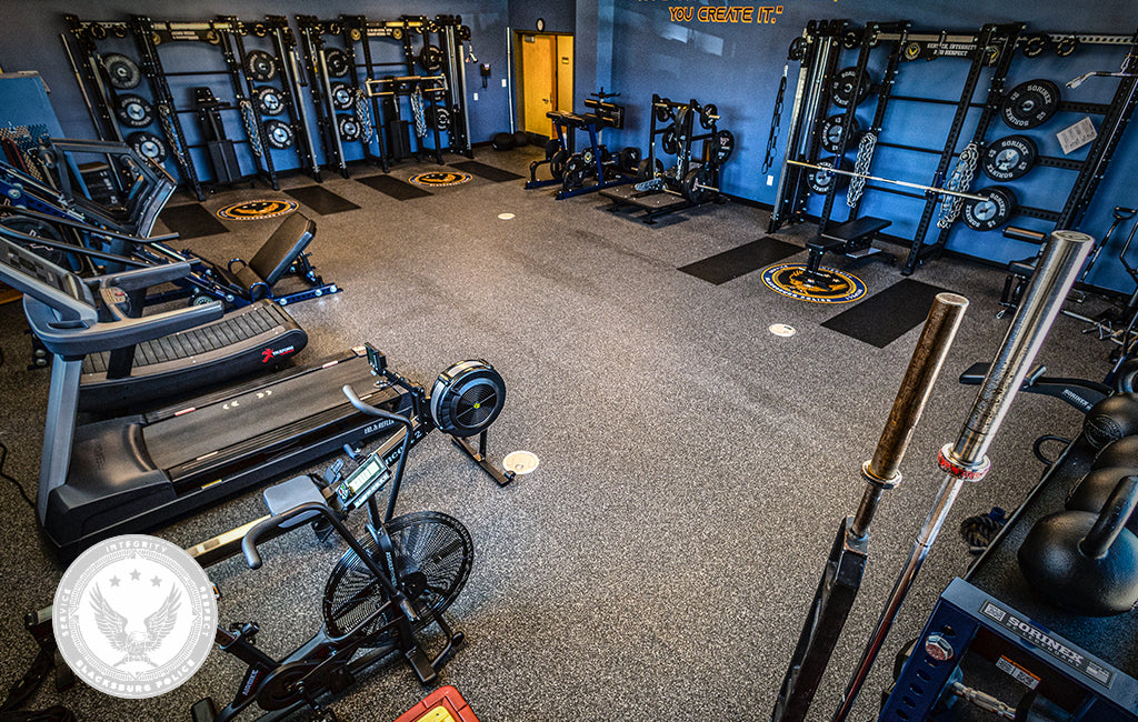 Blacksburg Police Department Sorinex strength and conditioning facility
