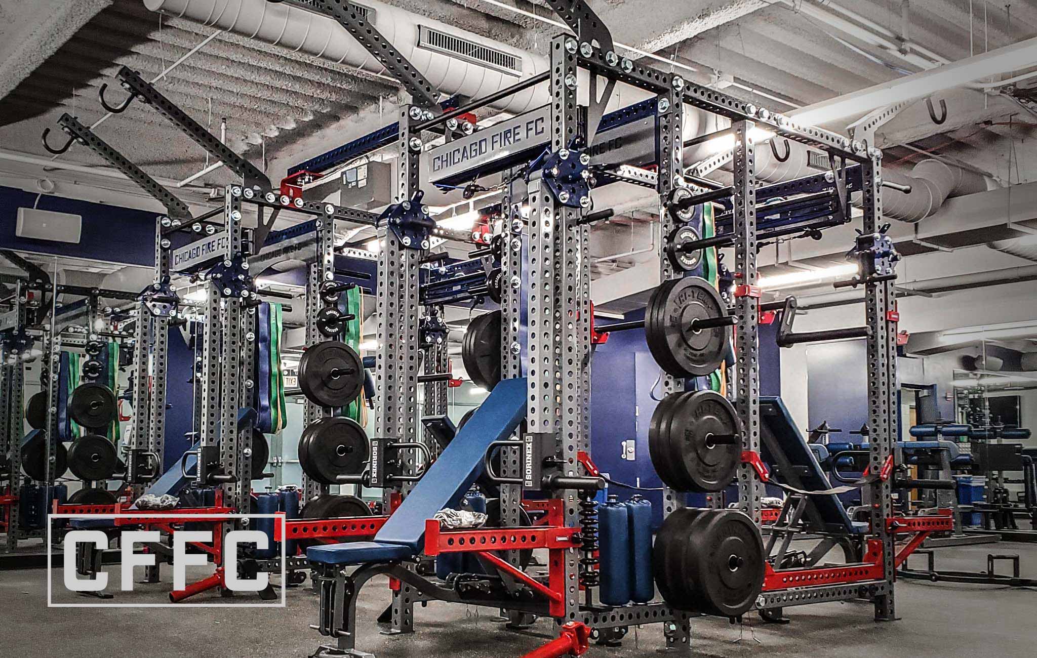 Chicago Fire Sorinex strength and conditioning facility