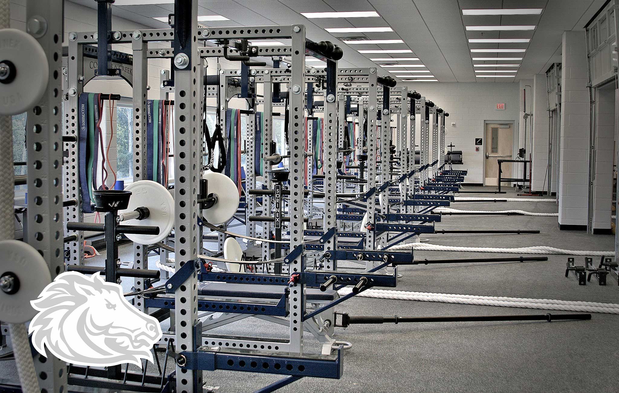 COAHULLA CREEK High School Sorinex strength and conditioning facility