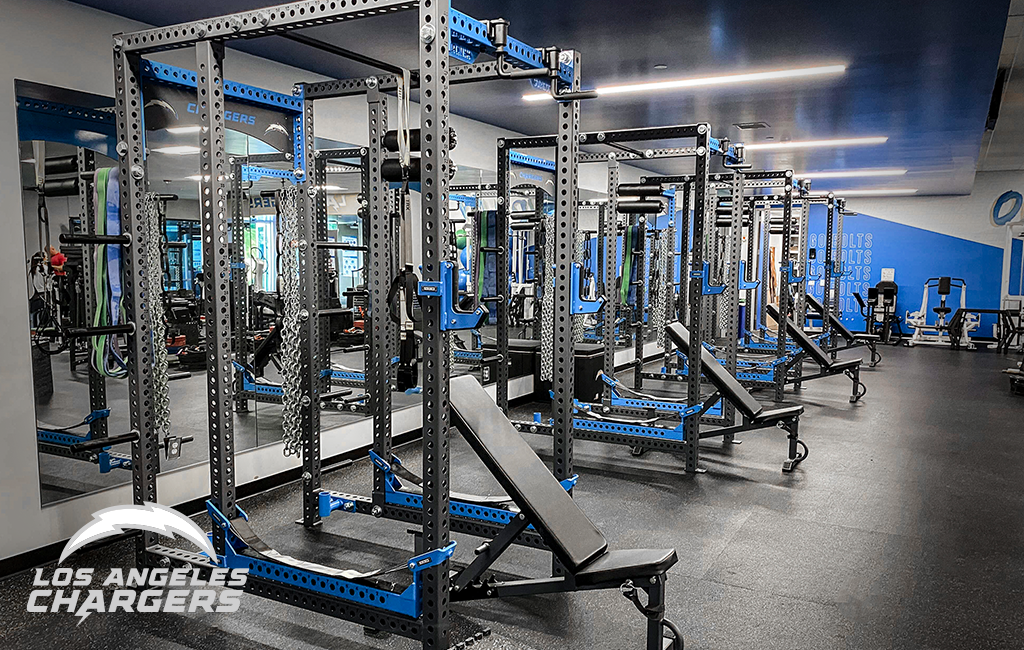 LA Chargers Sorinex strength and conditioning facility