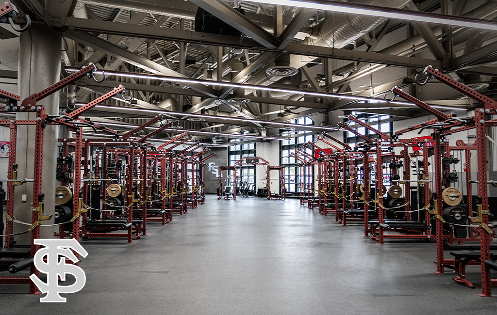 Florida State Football Sorinex strength and conditioning facility