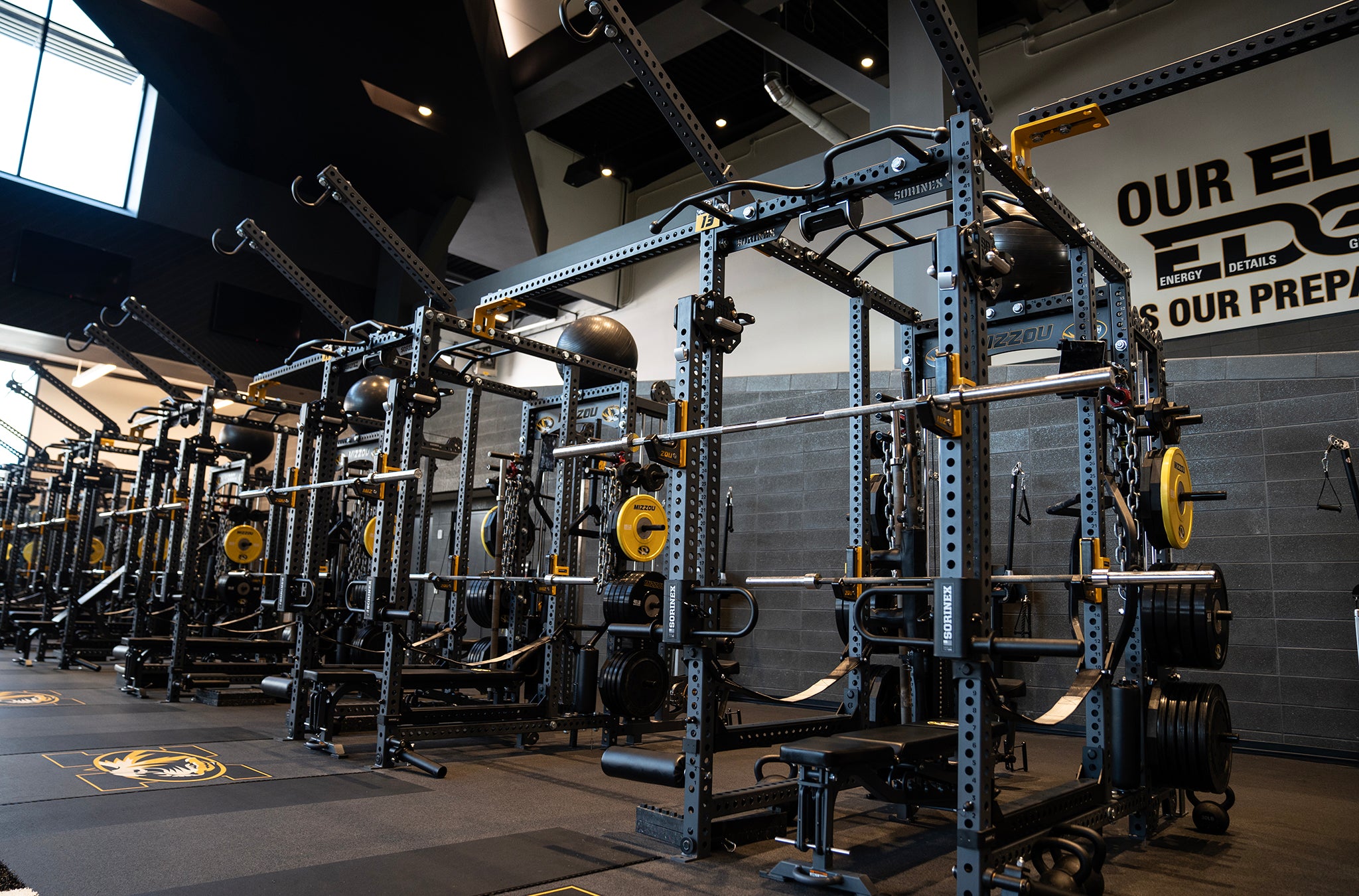 Mizzou Football Weight Room