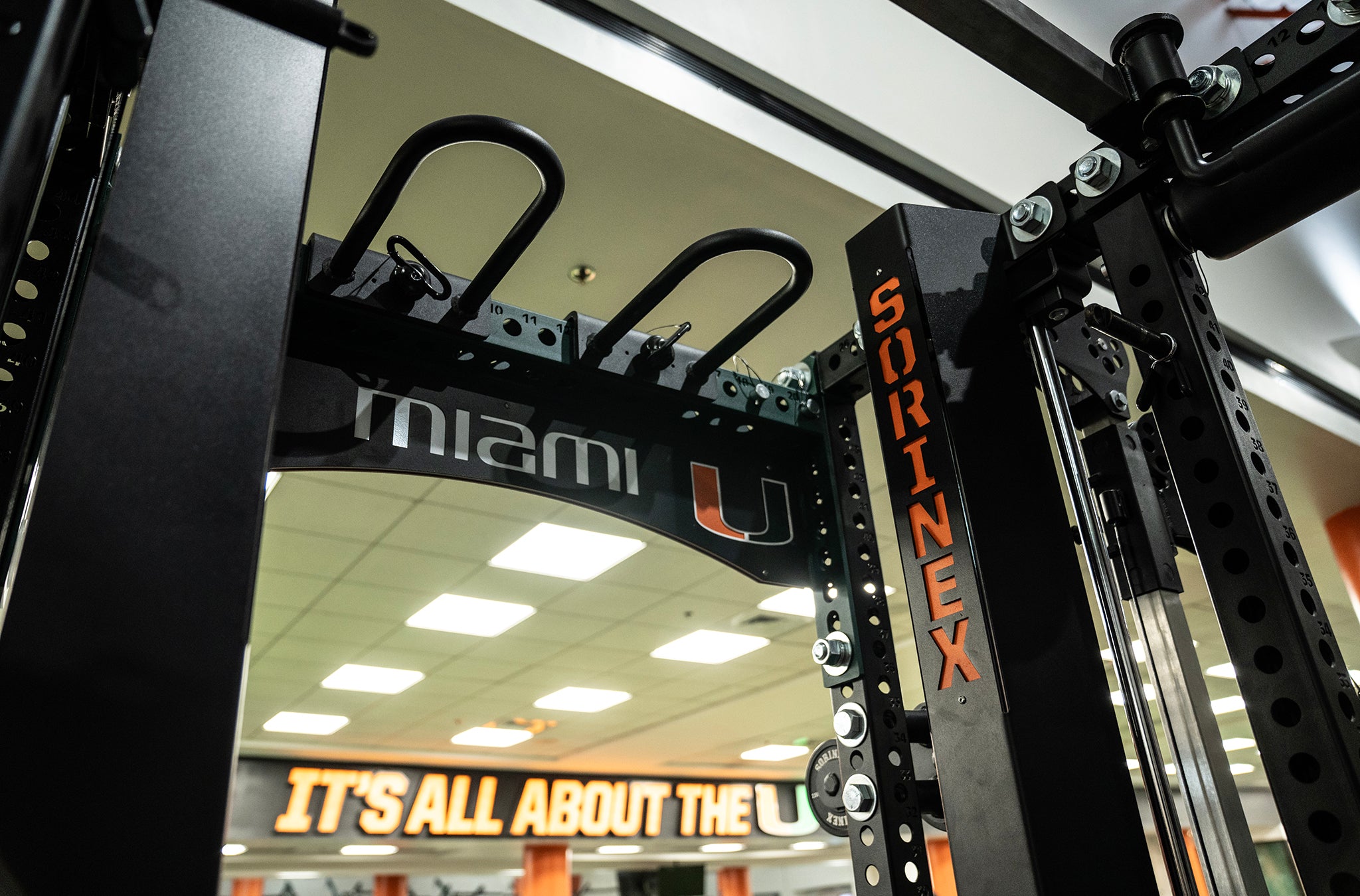 Miami Football Weight Room