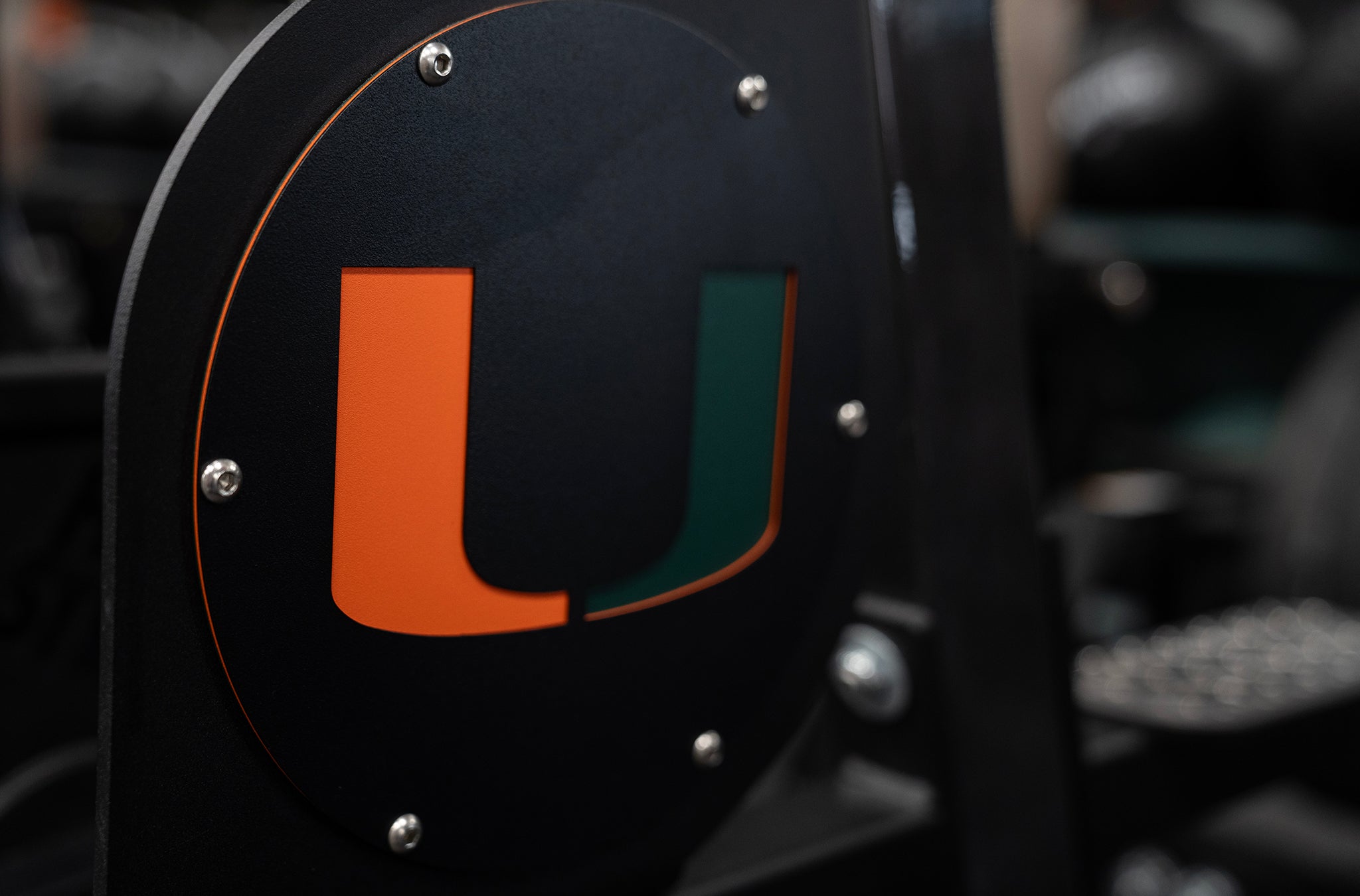 Miami Football Weight Room