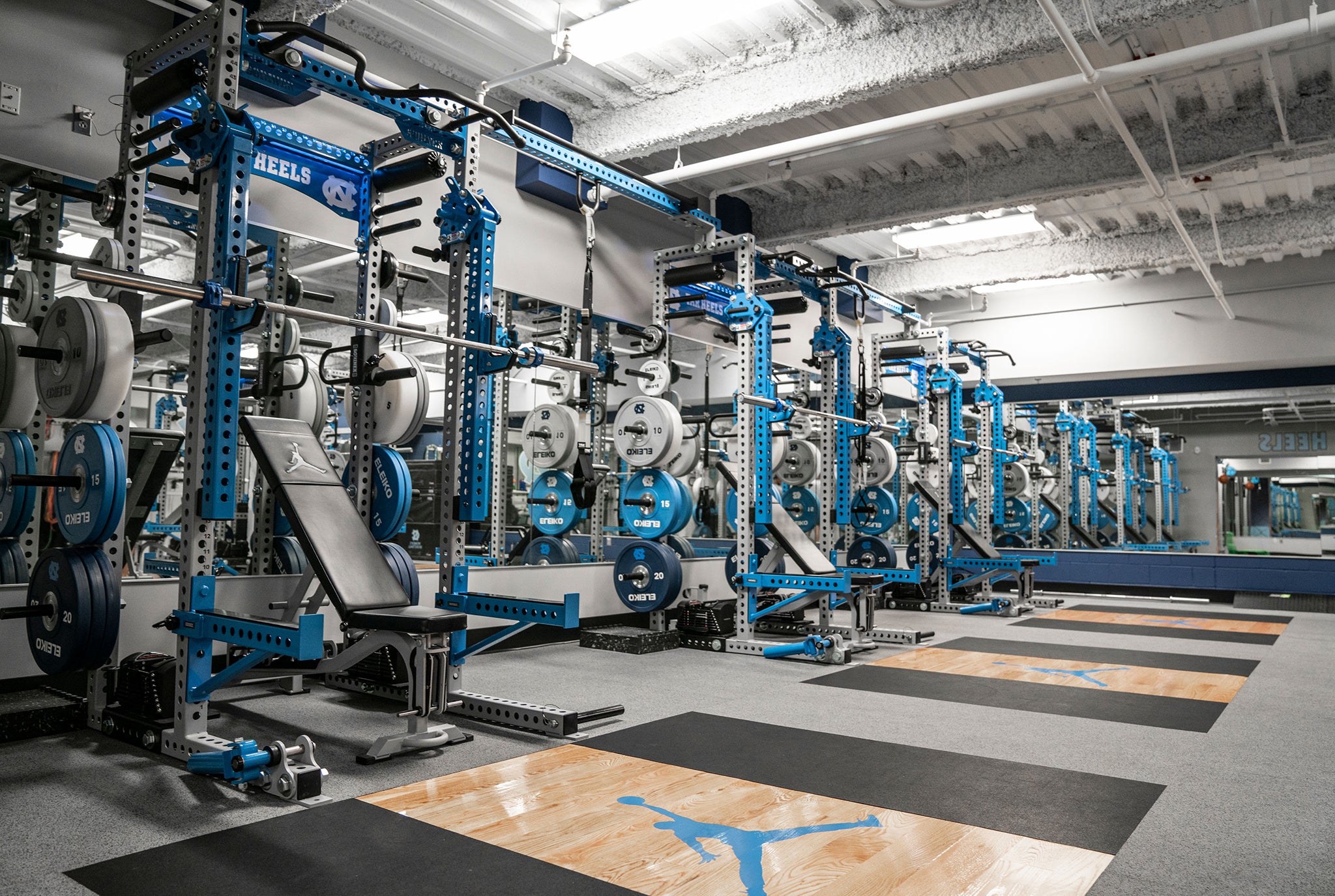 UNC NCAA Women's Basketball Weight Room