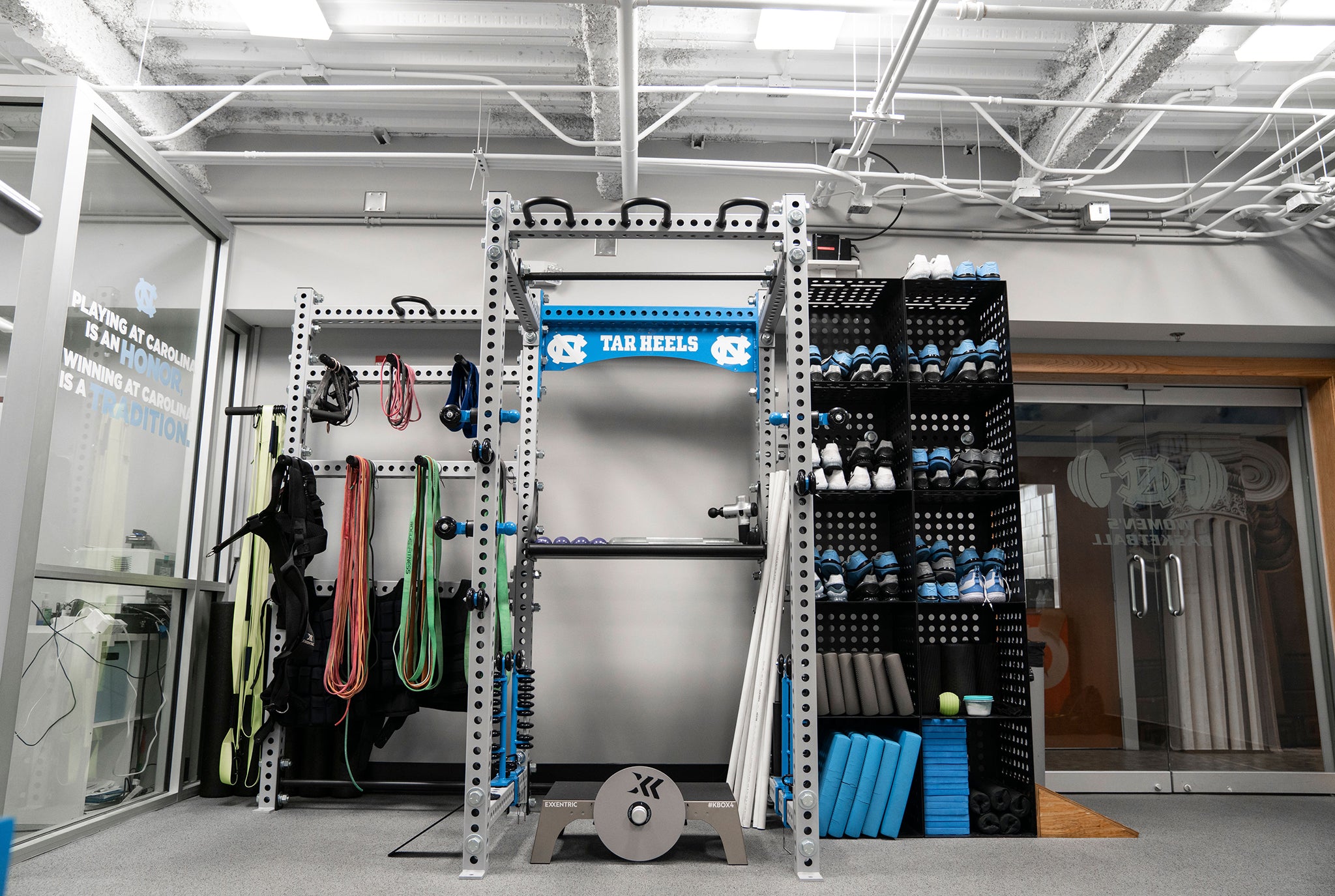 UNC NCAA Women's Basketball Weight Room