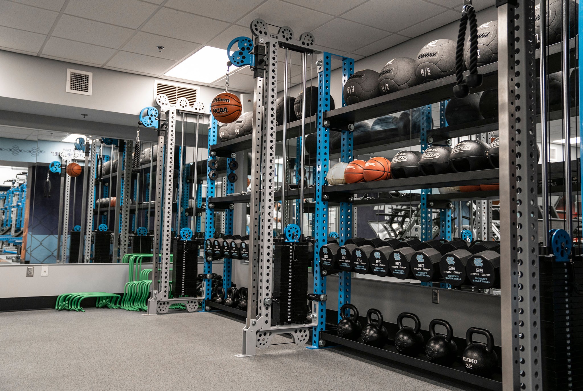 UNC NCAA Women's Basketball Weight Room