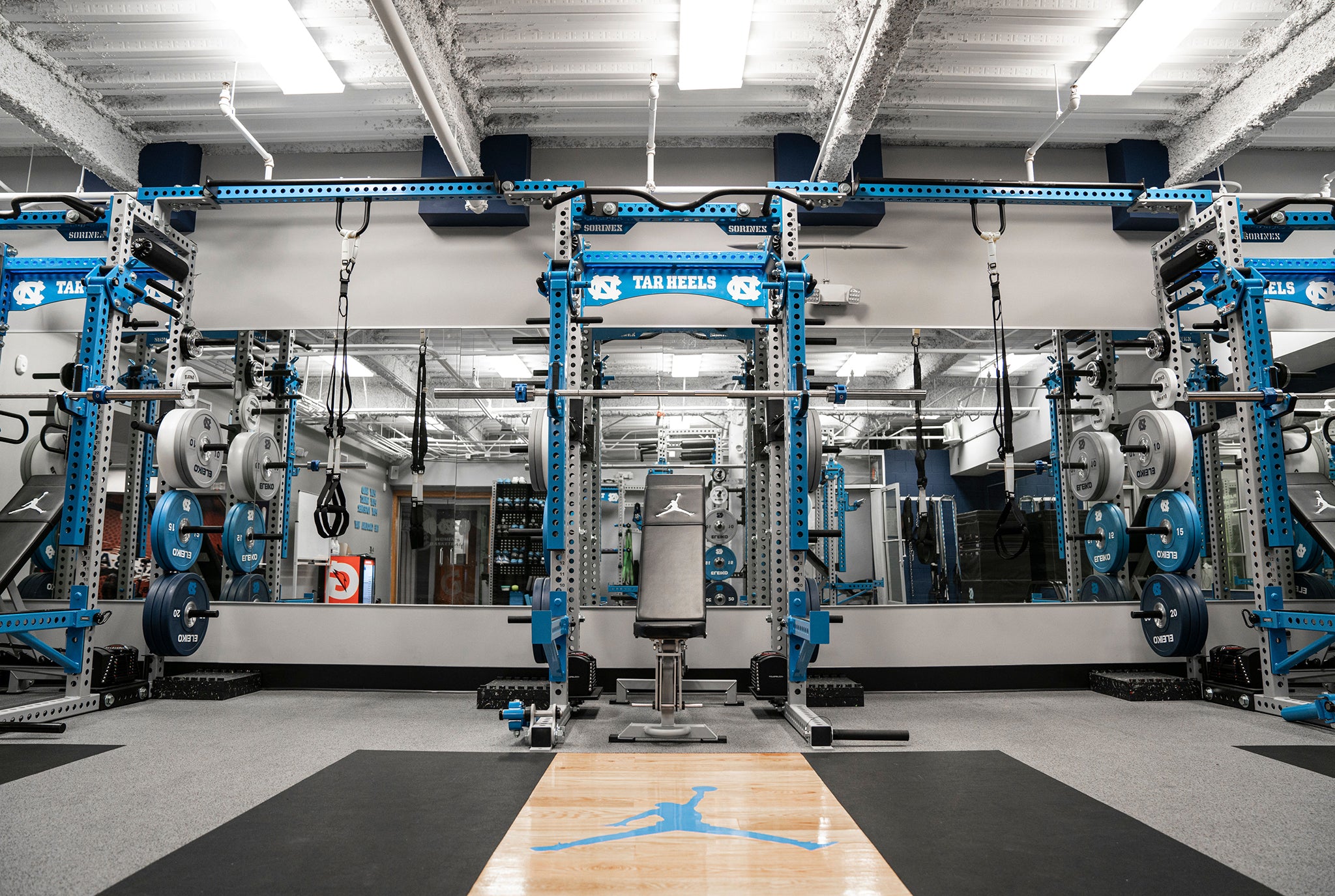 UNC NCAA Women's Basketball Weight Room