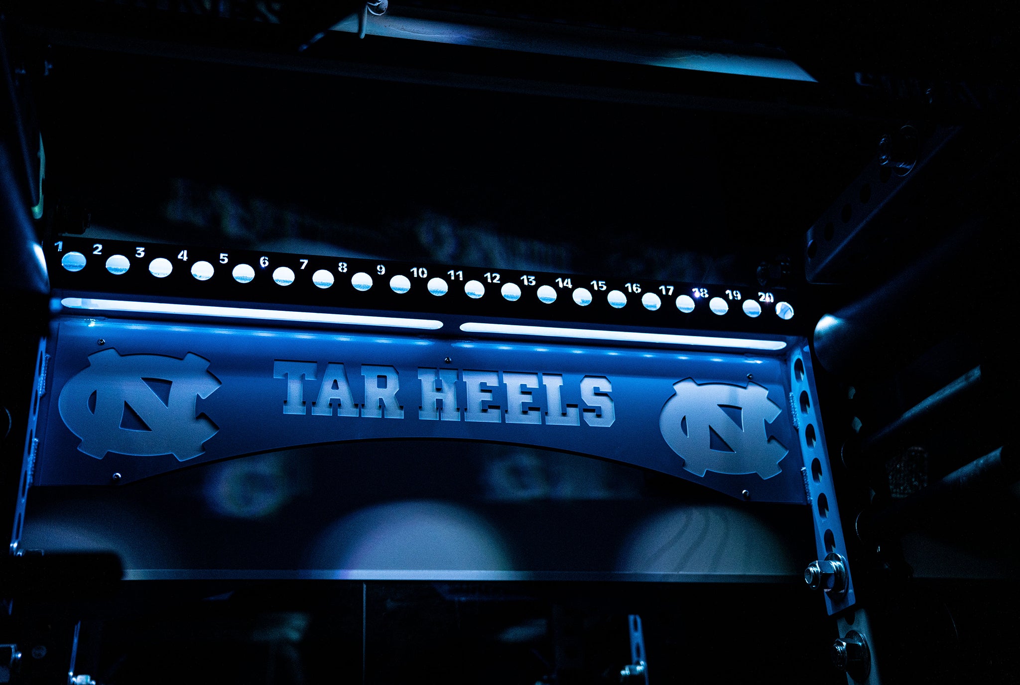 UNC NCAA Women's Basketball Weight Room