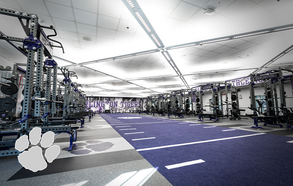 Darlington High School Sorinex strength and conditioning facility