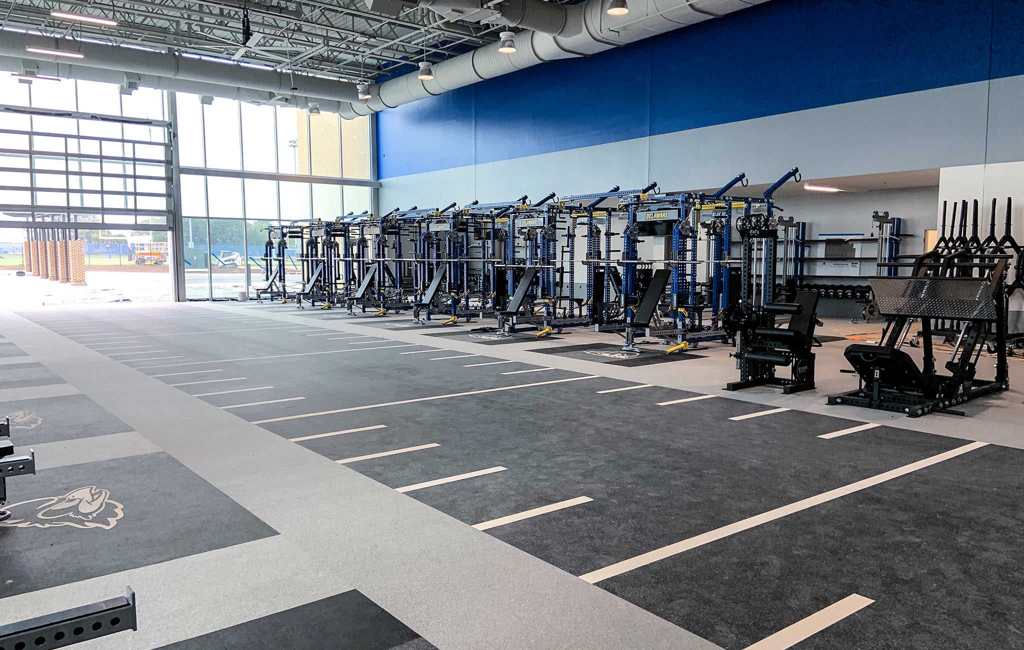 University of Delaware Blue Hens Weight Room