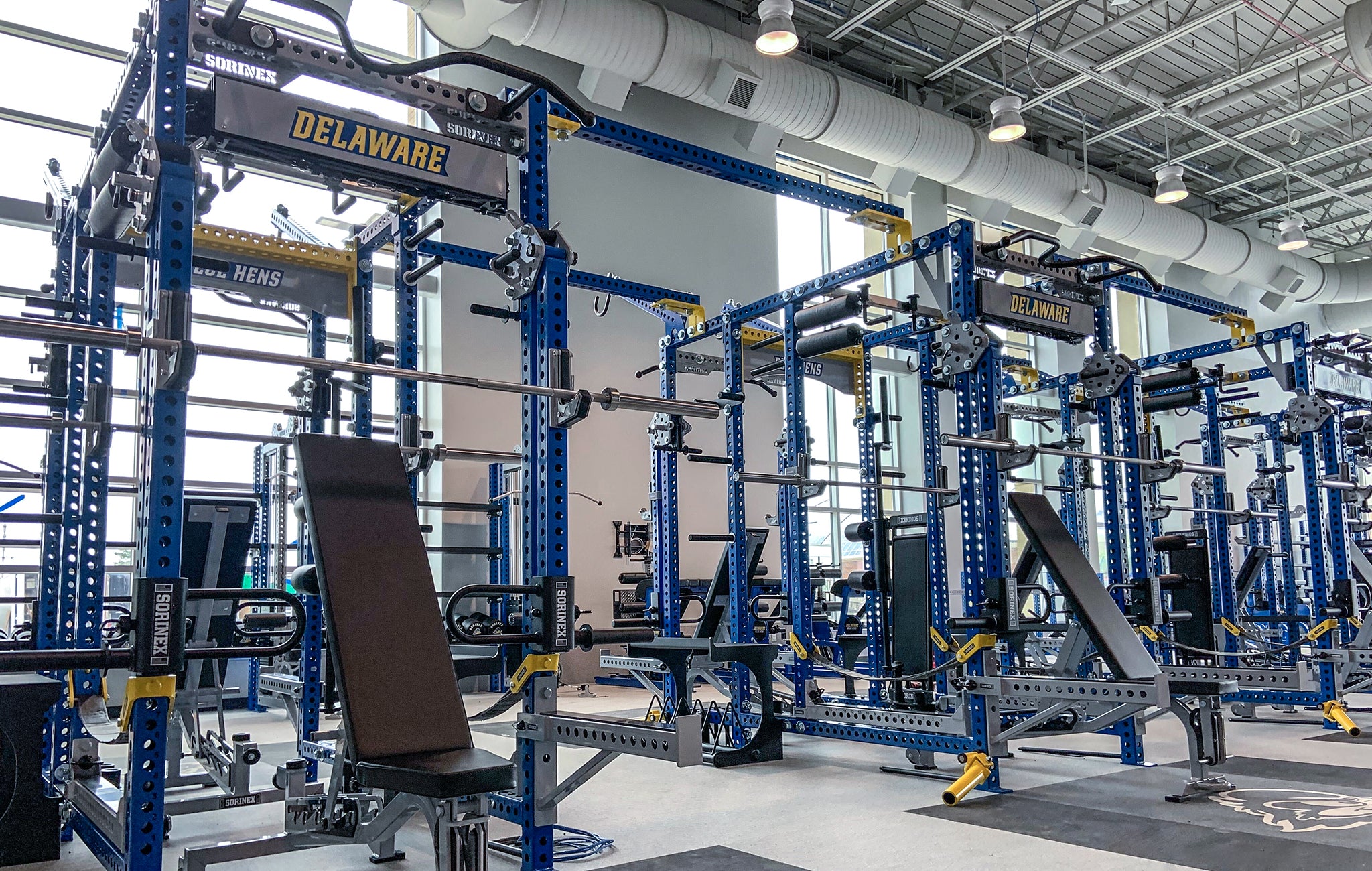 University of Delaware Blue Hens Weight Room