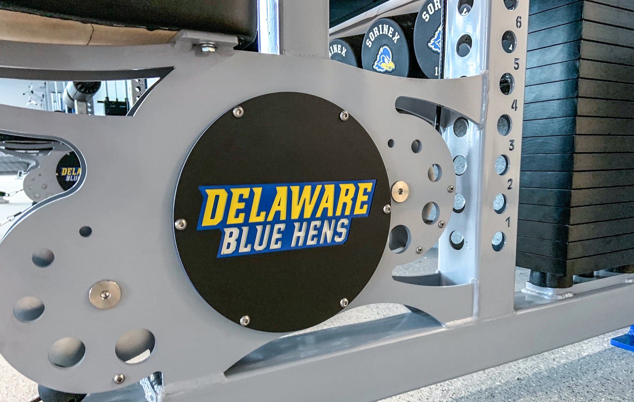 University of Delaware Blue Hens Weight Room