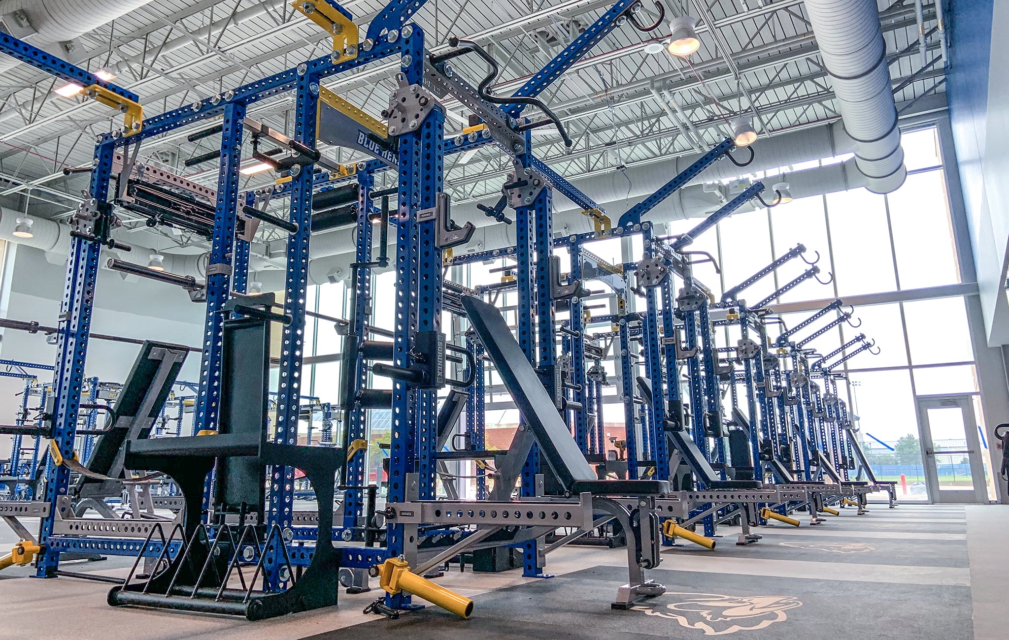 University of Delaware Blue Hens Weight Room