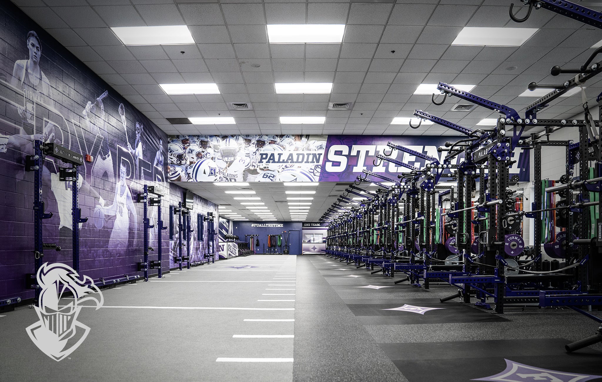 Furman University Sorinex strength and conditioning facility