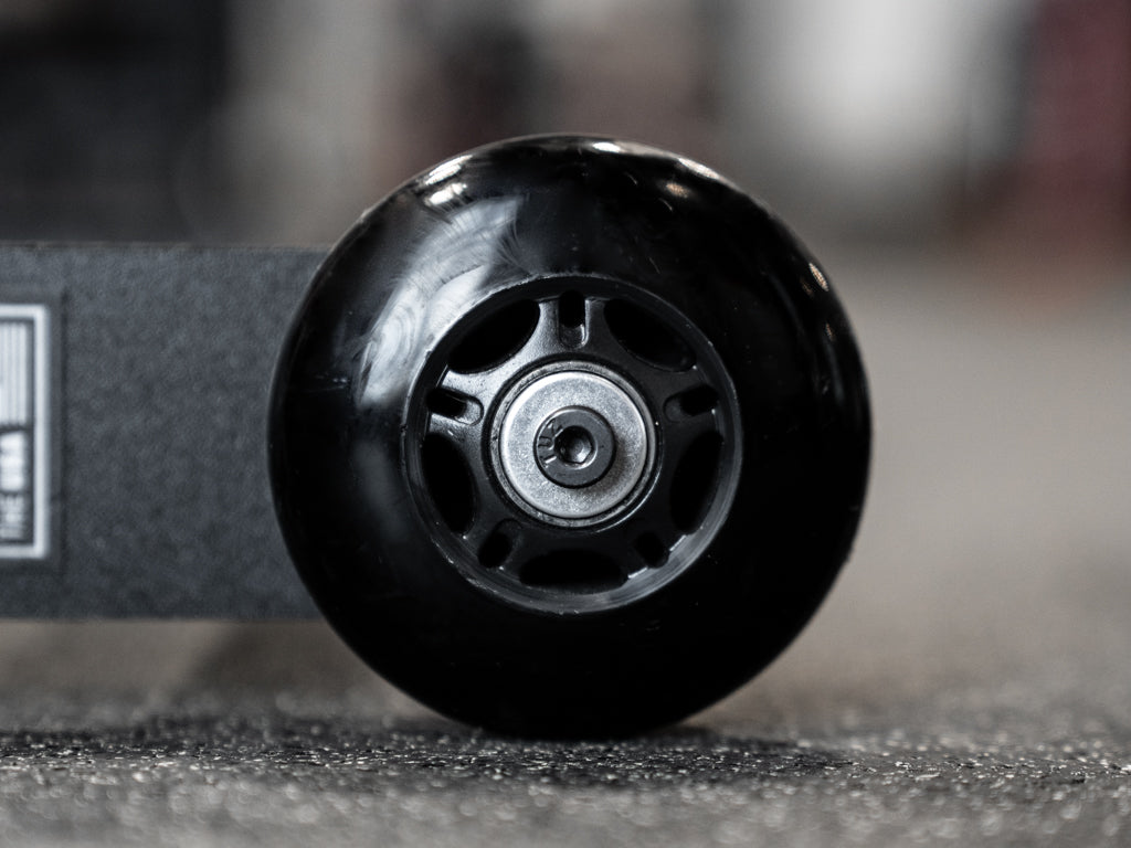 Black Urethane Wheels with ABEC 5 Bearings