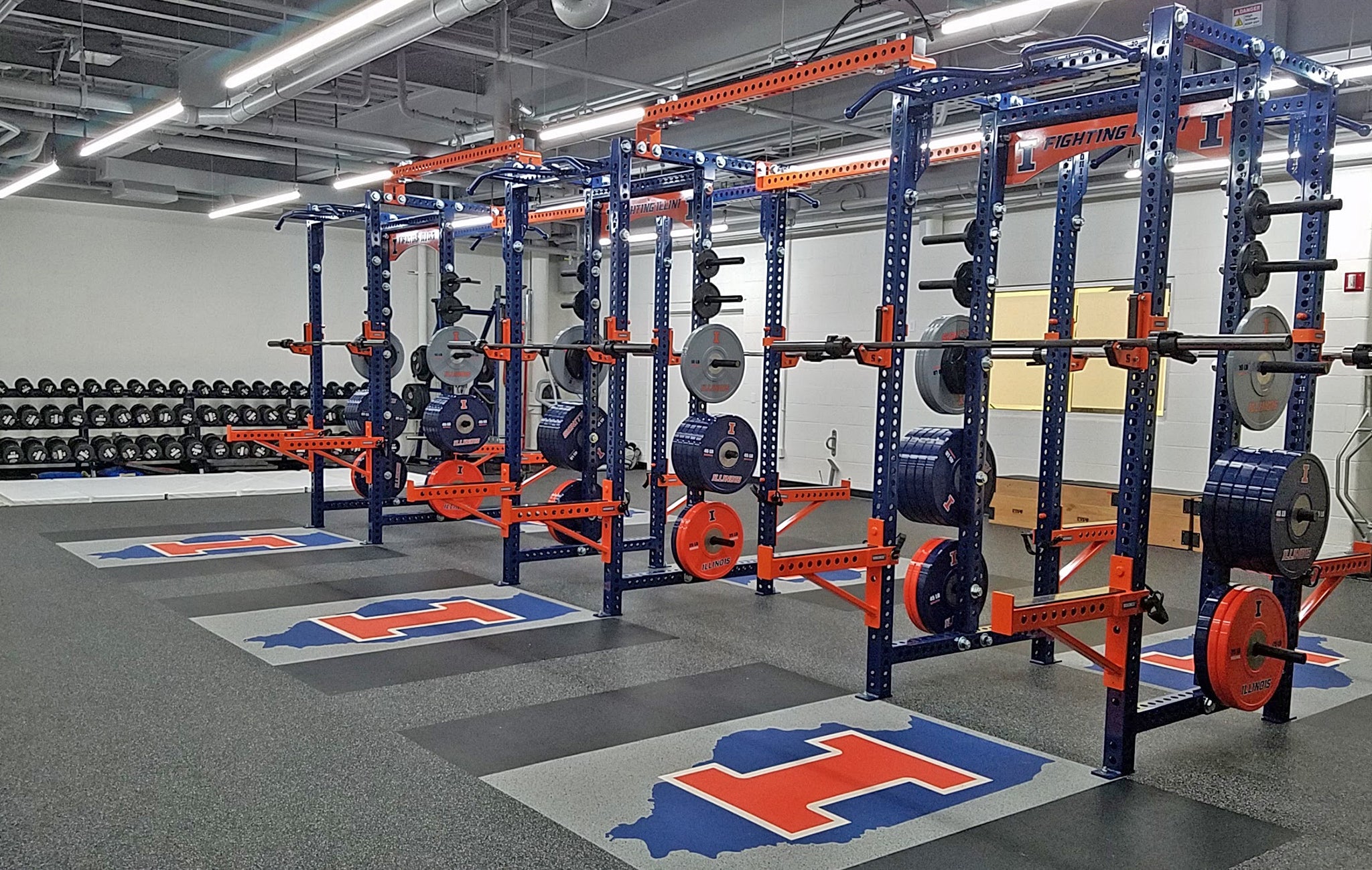 University of Illinois Basketball Weight Room