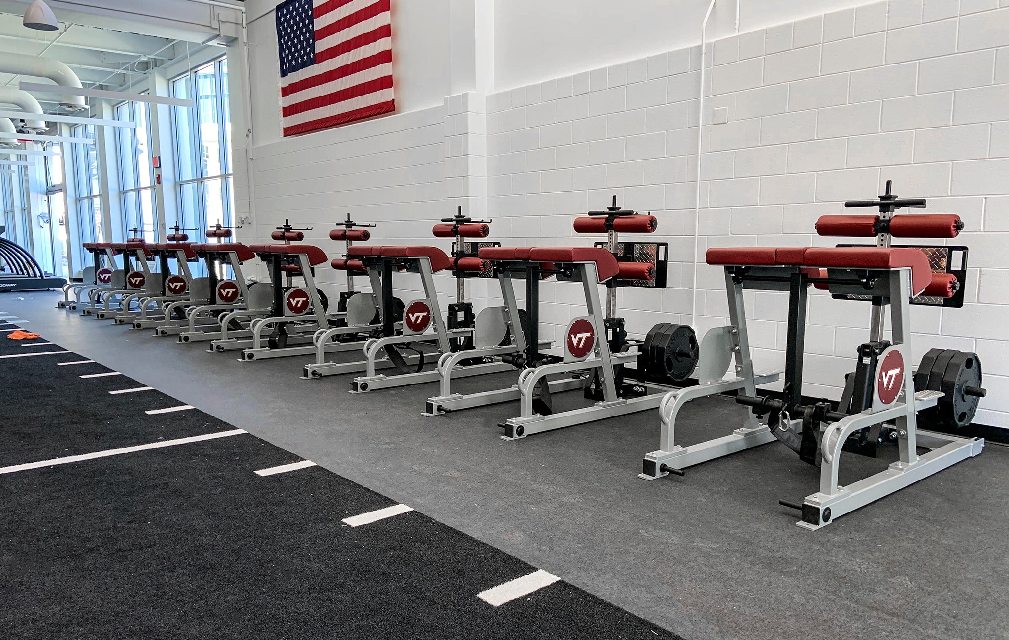 virginia tech weight room