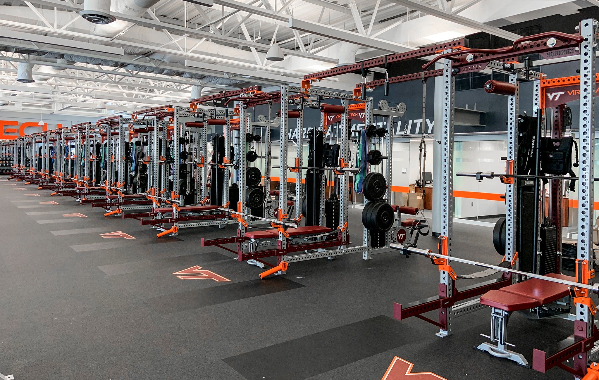 virginia tech weight room