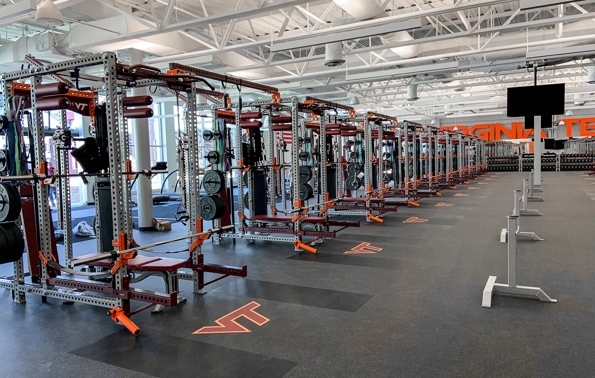 virginia tech weight room