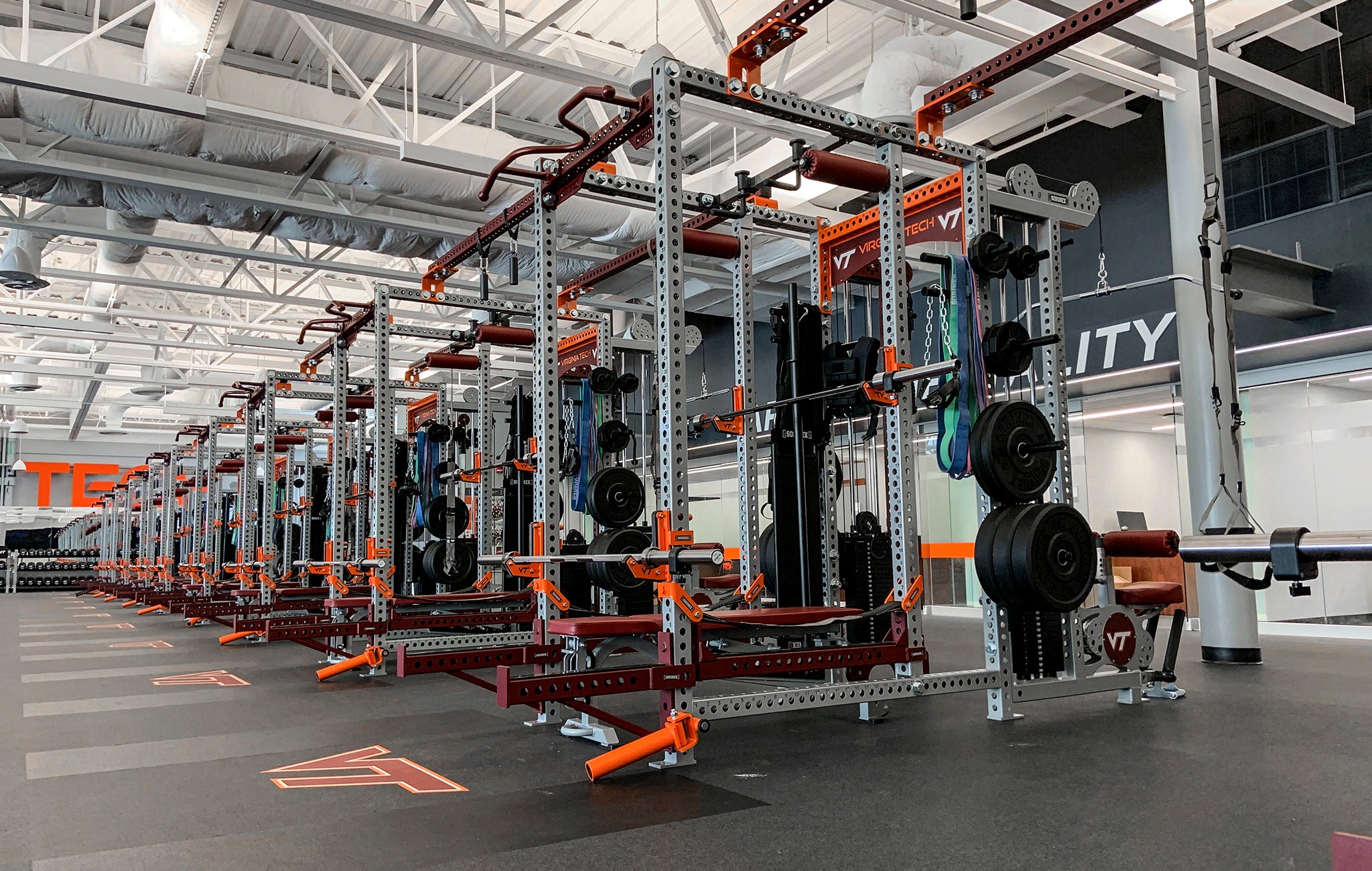 virginia tech weight room