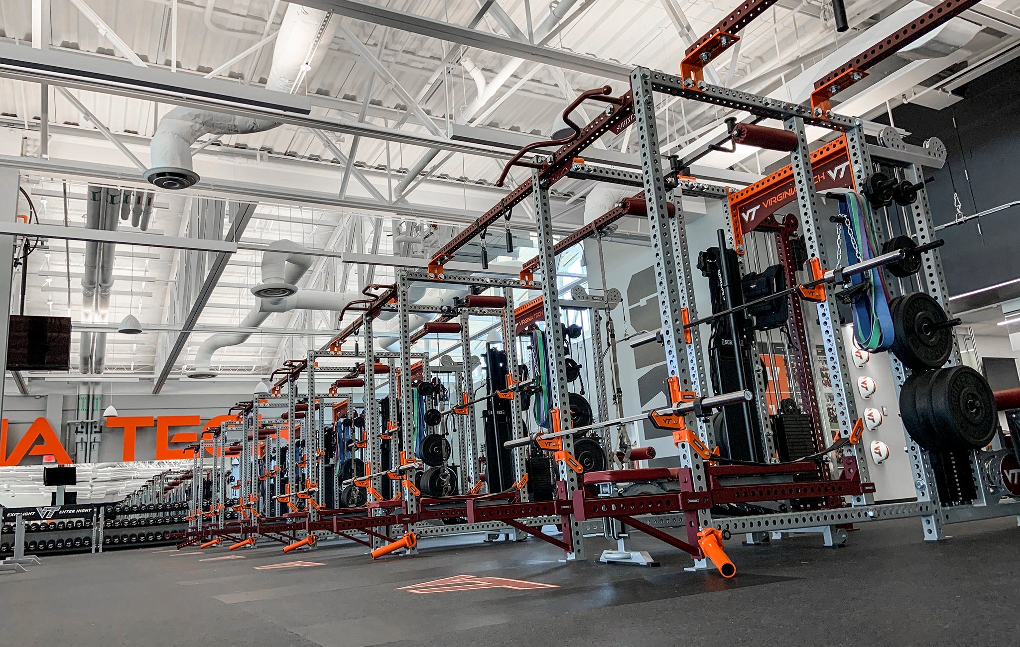 virginia tech weight room