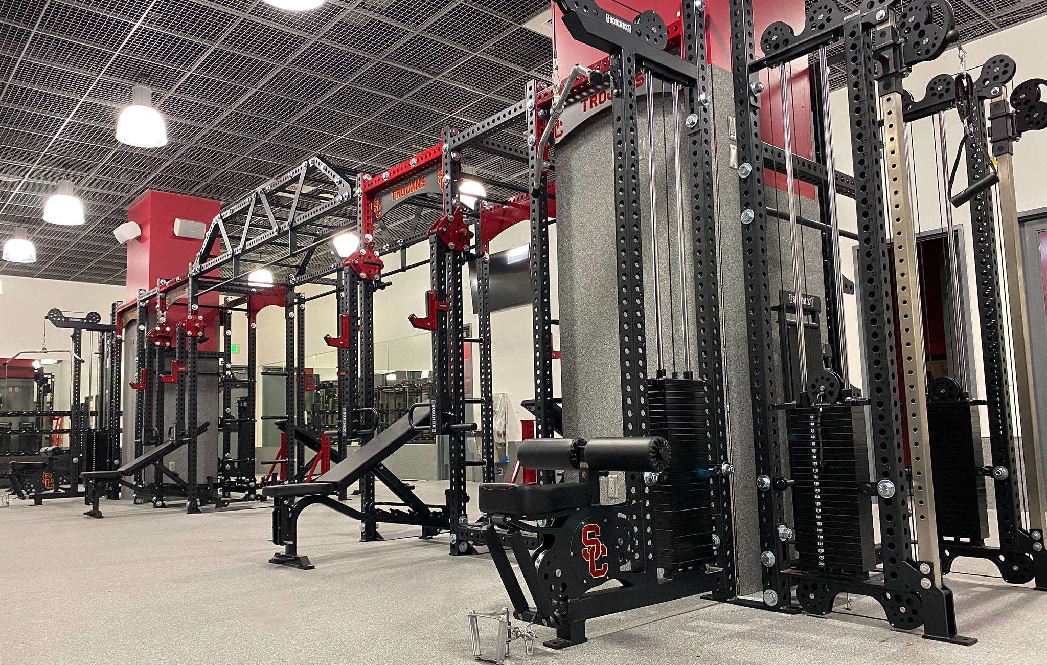 University Southern Cal Weight Room