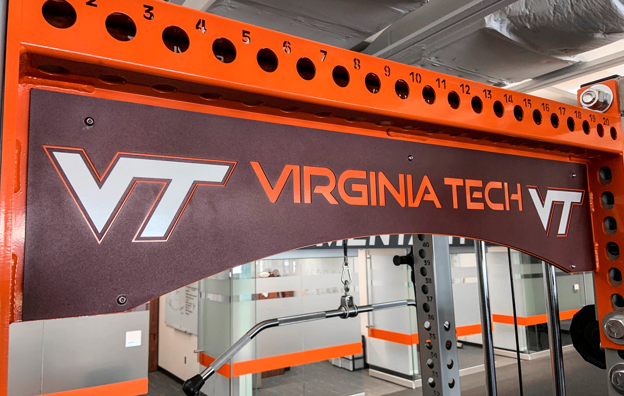 virginia tech weight room