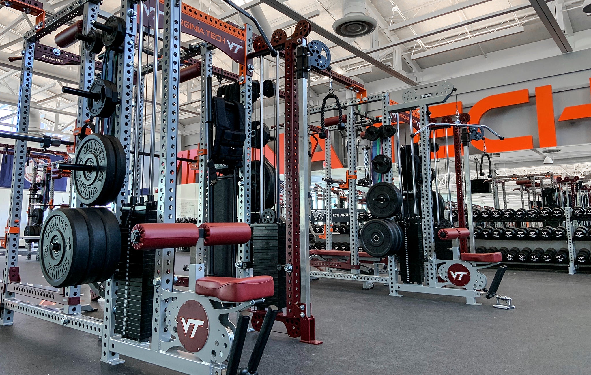 virginia tech weight room