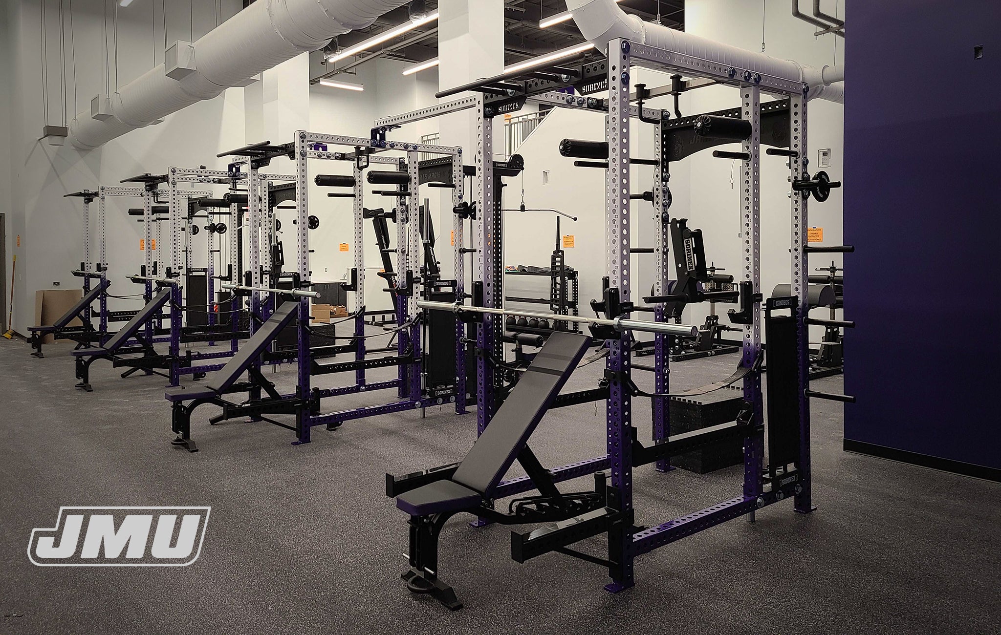 James Madison University Sorinex strength and conditioning facility