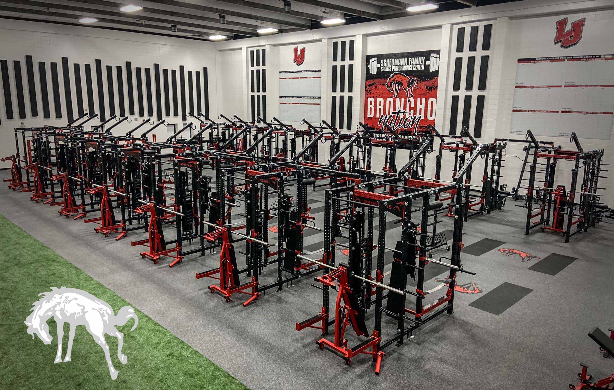 LaFayette Jefferson High School Sorinex strength and conditioning facility