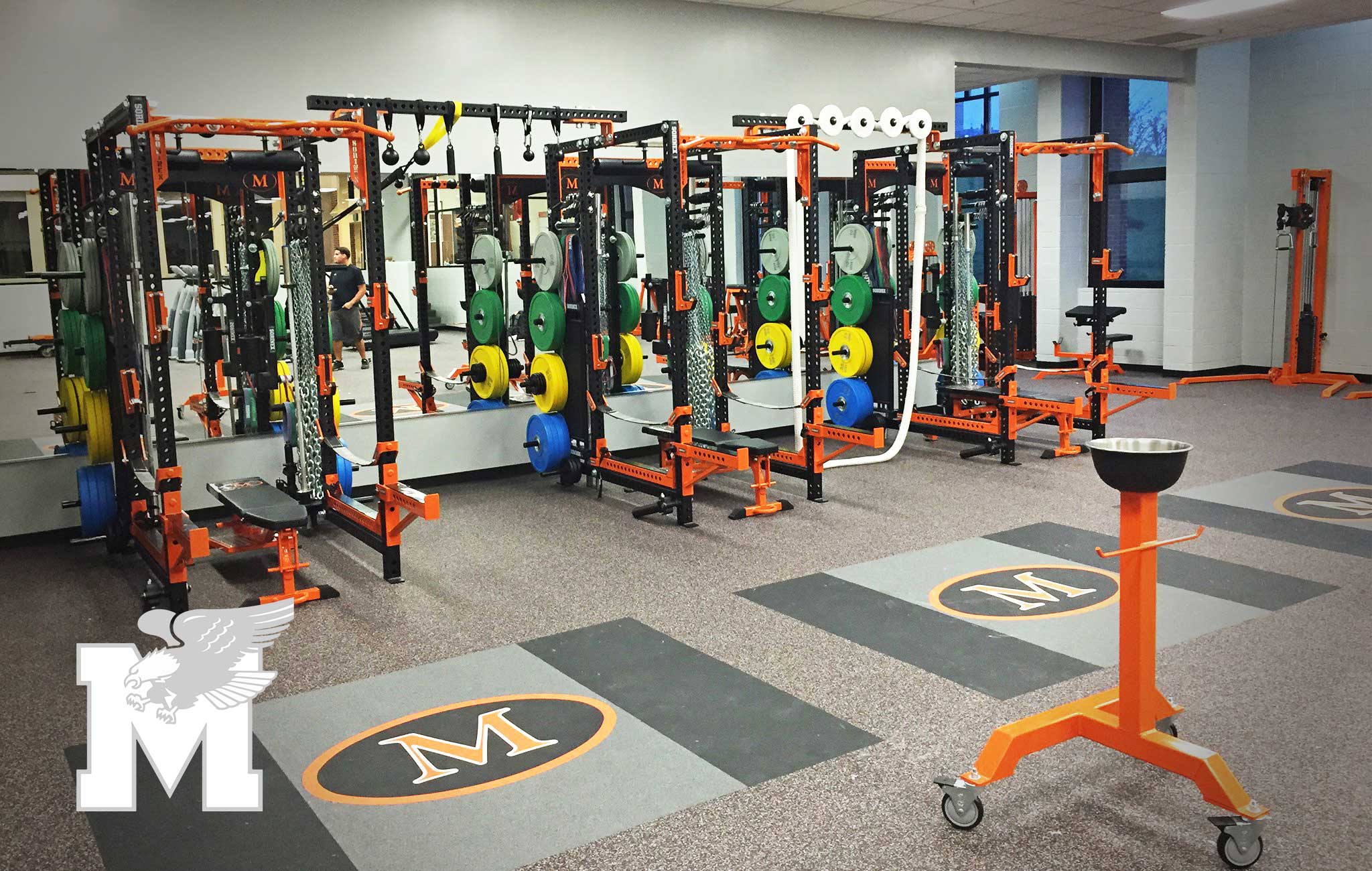 MCDONOGH HIGH SCHOOL Sorinex strength and conditioning facility