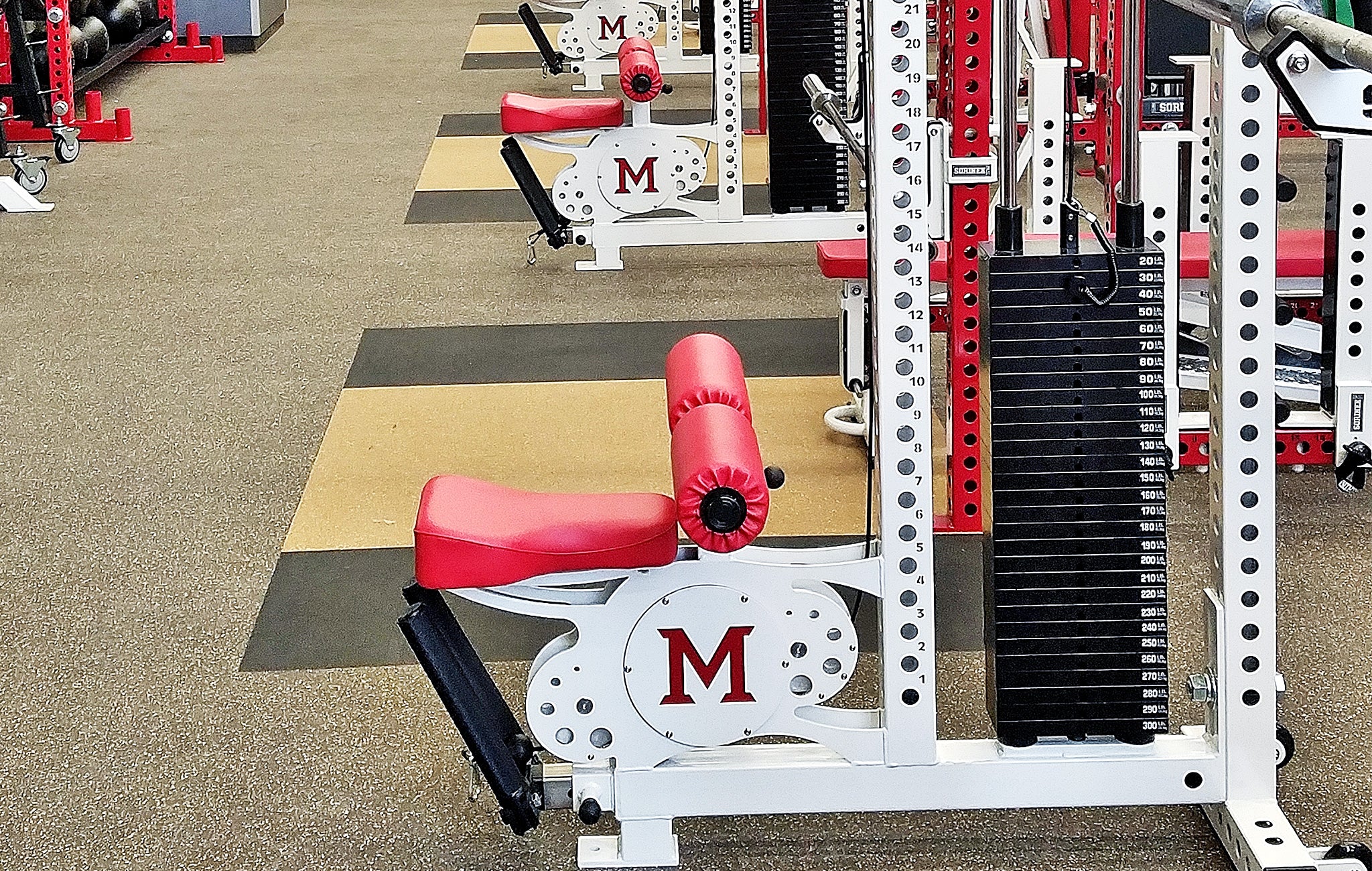 Ohio Miami University Football strength training