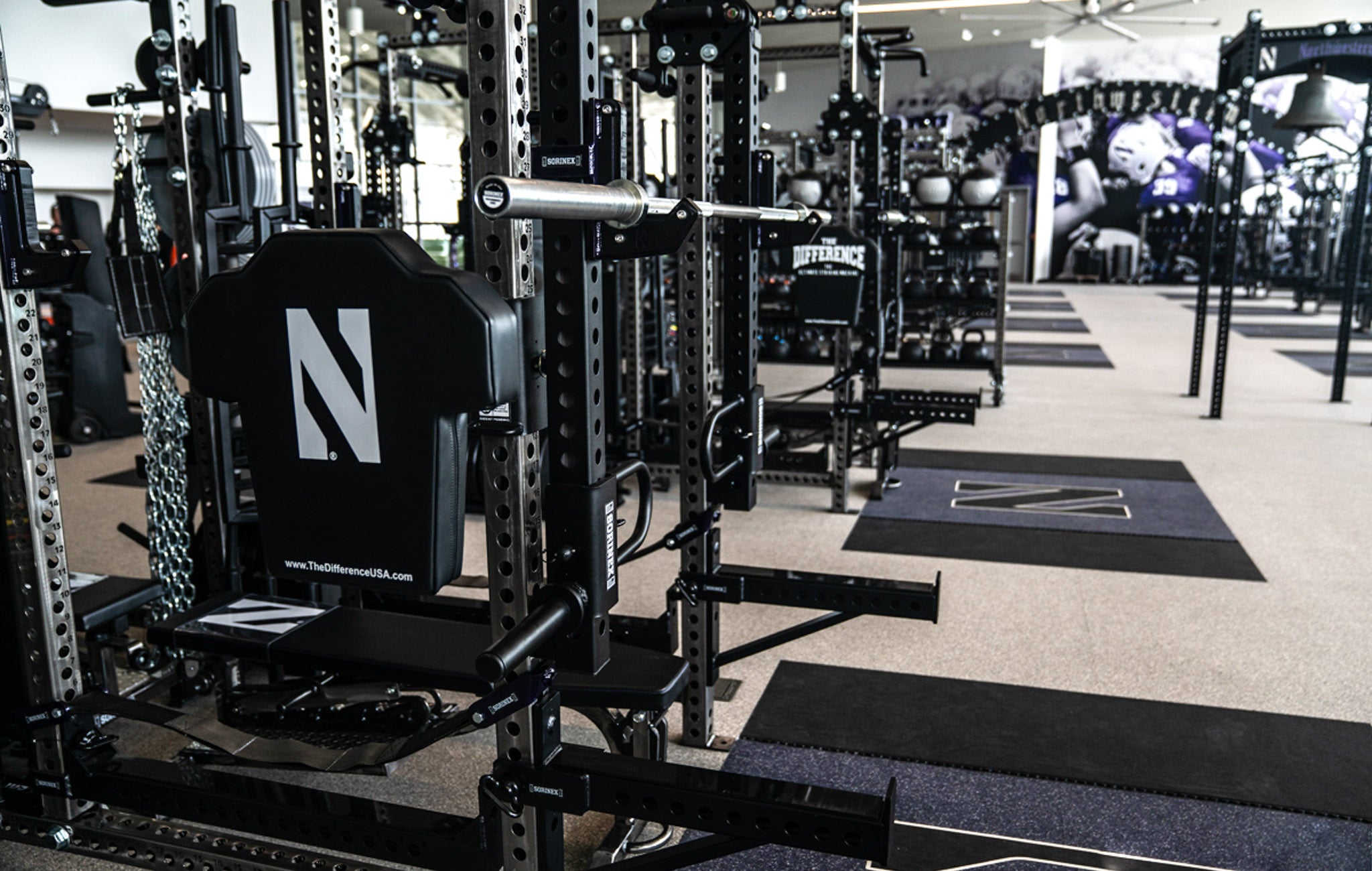 college football weight rooms