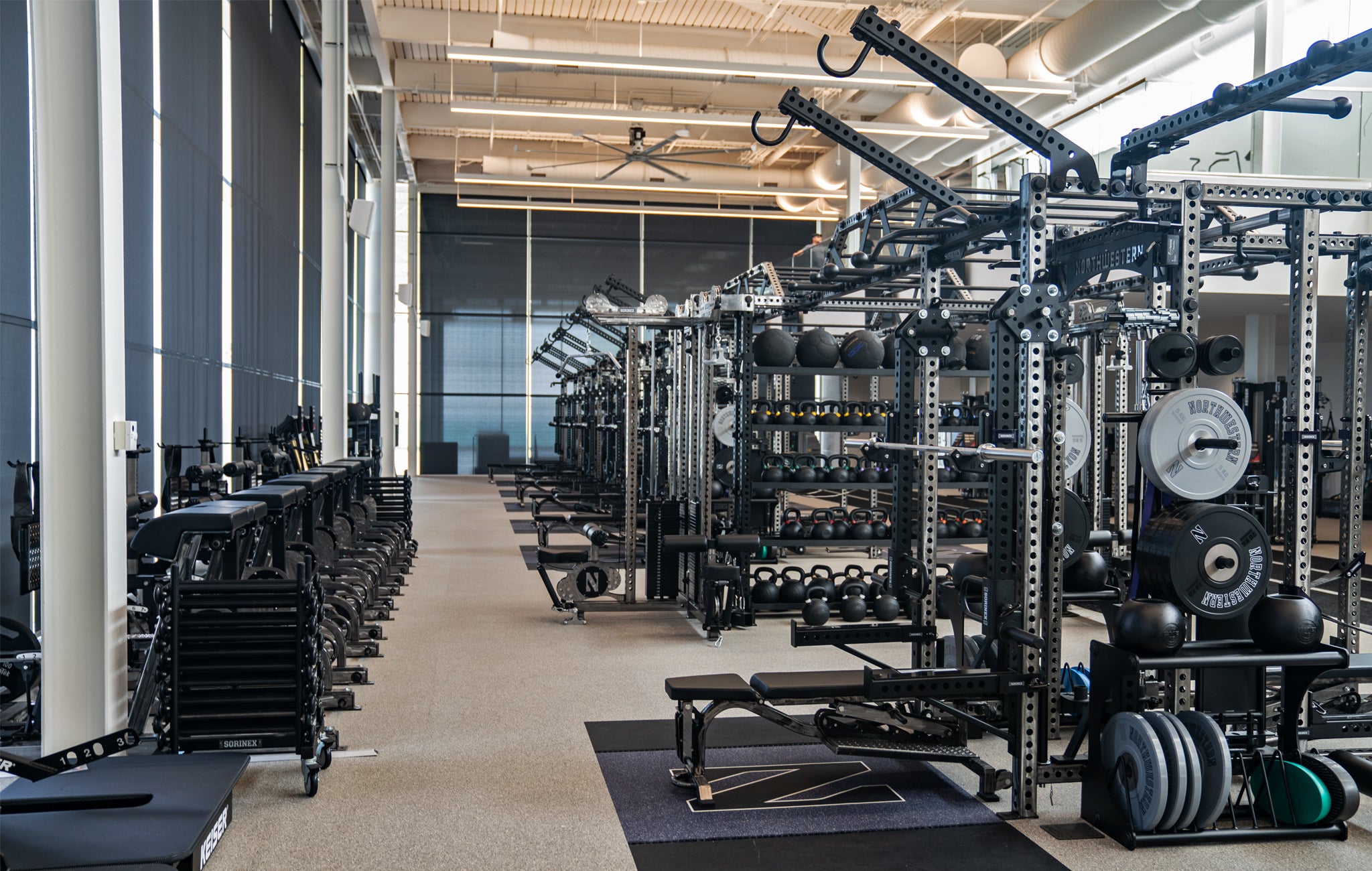 Northwestern University power racks