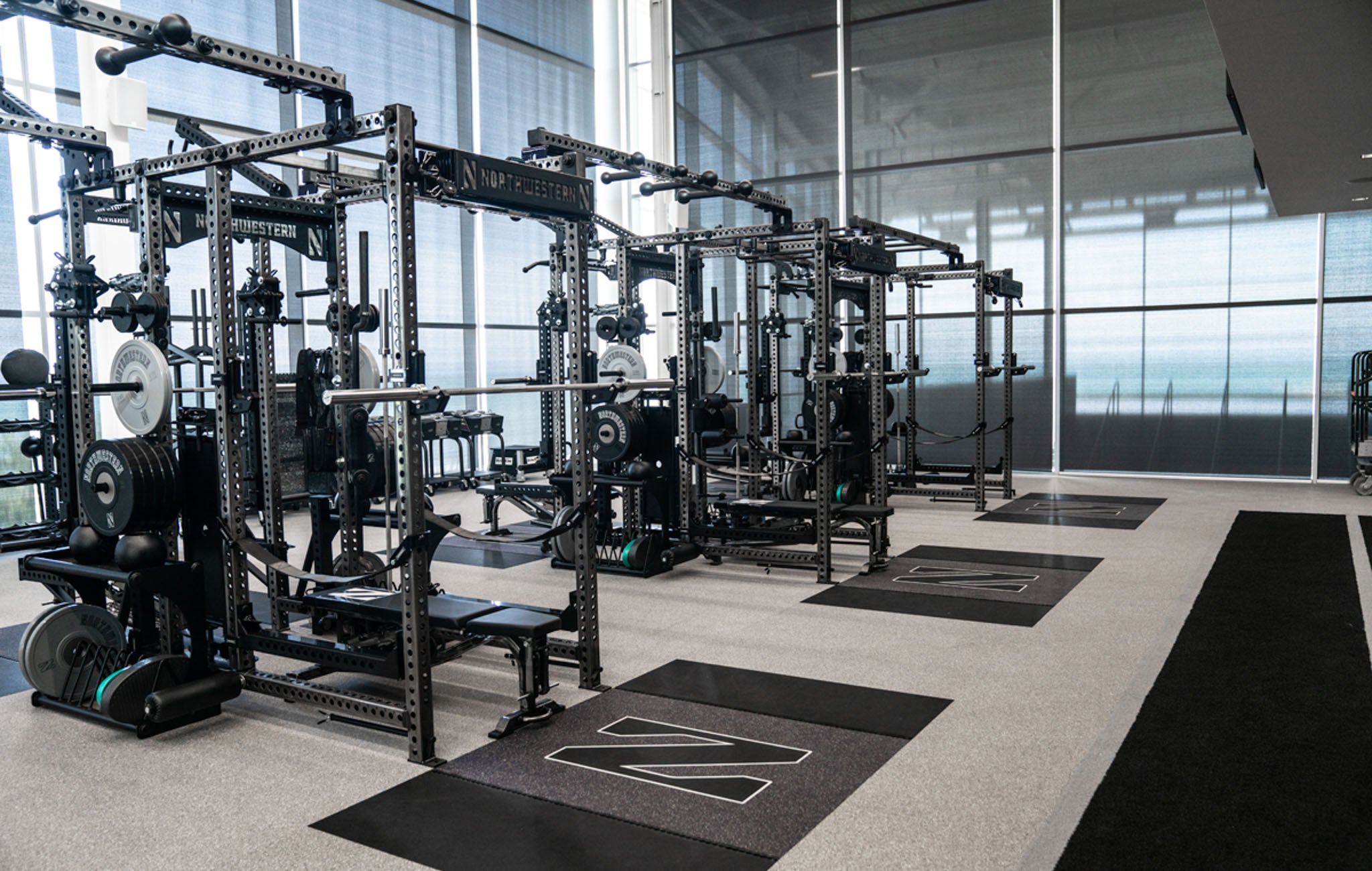 college strength training facilities