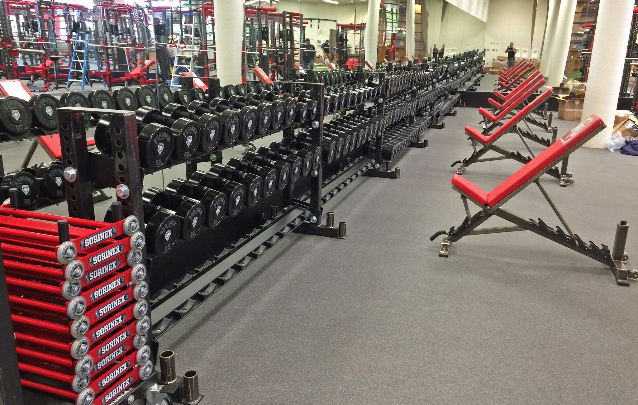 college weight rooms