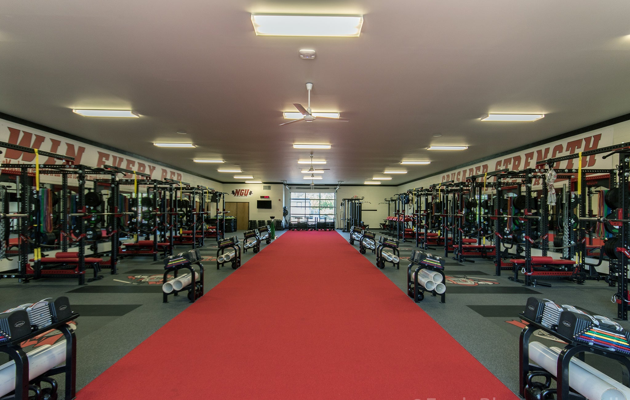 College Football Weight Rooms