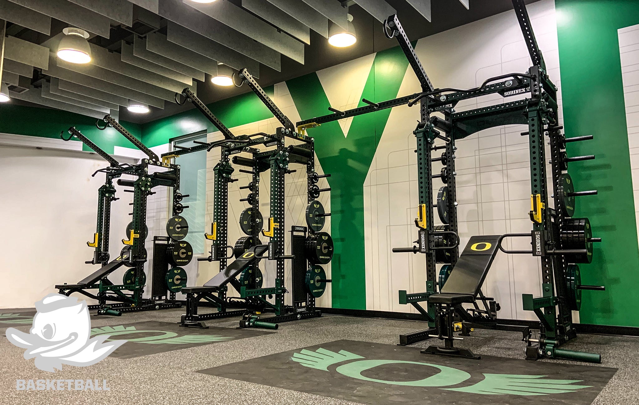 University of Oregon Sorinex strength and conditioning facility