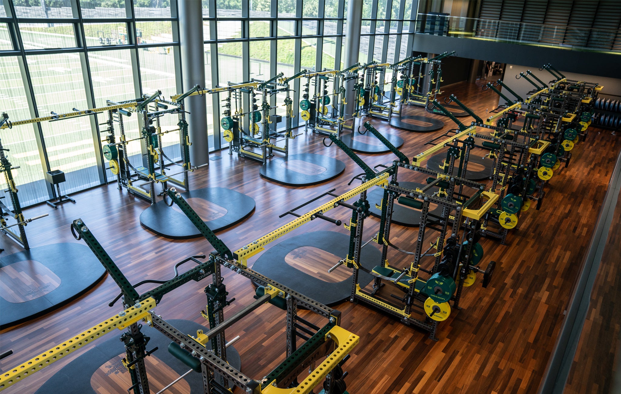 University of Oregon weight room