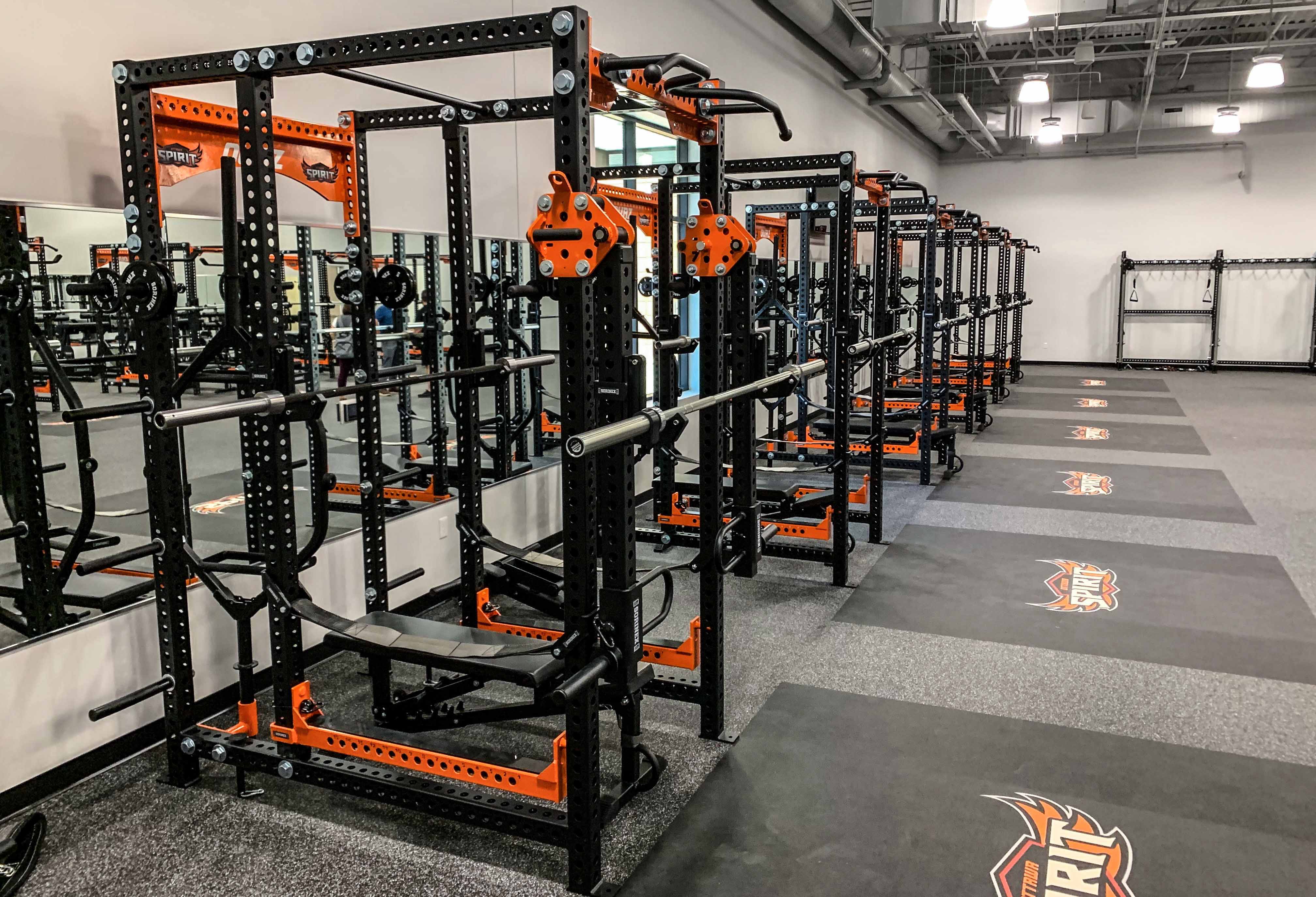 Ottawa University weight racks