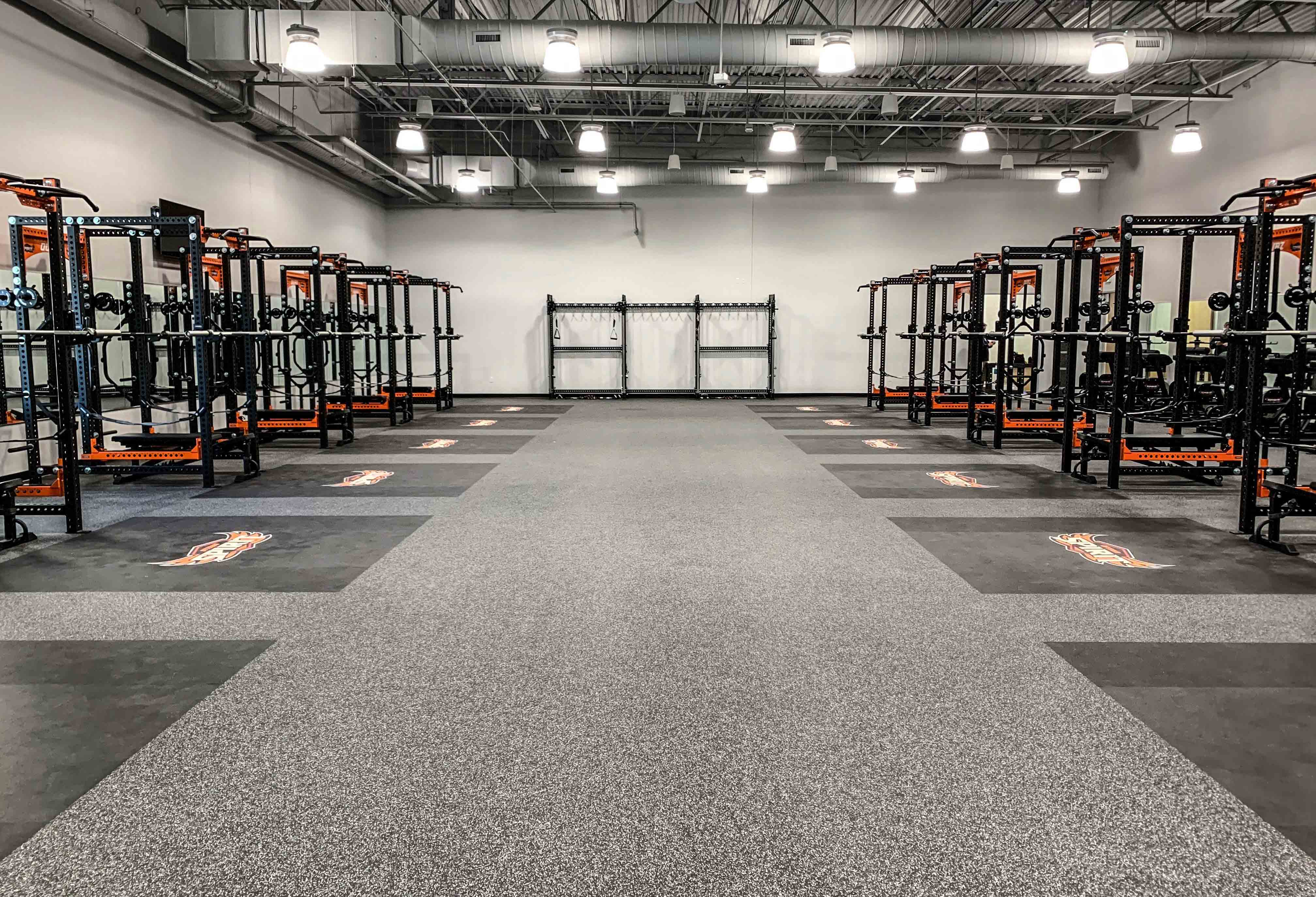 college football weight rooms