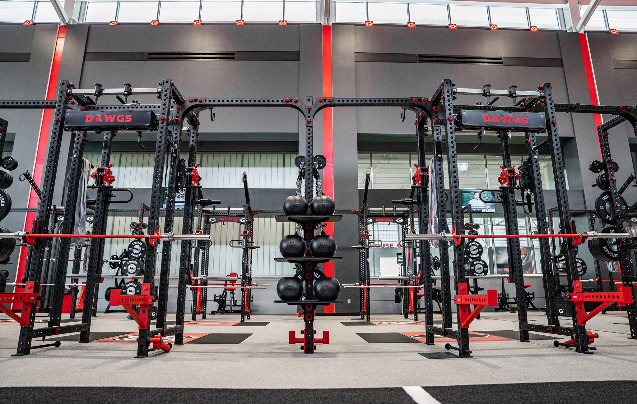 Georgia Bulldogs Football Weight Room