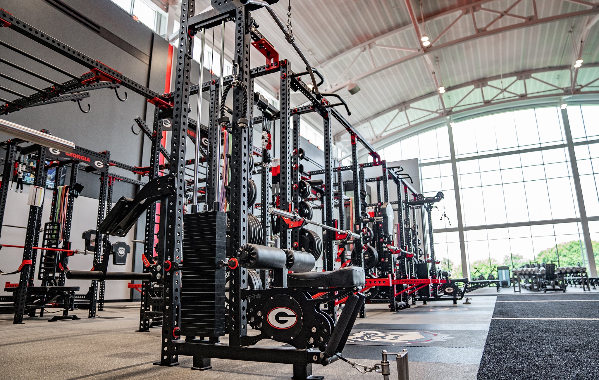 Georgia Bulldogs Football Weight Room