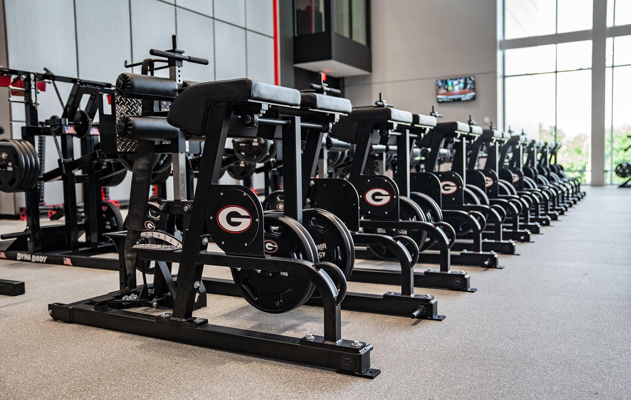 Georgia Bulldogs Football Weight Room