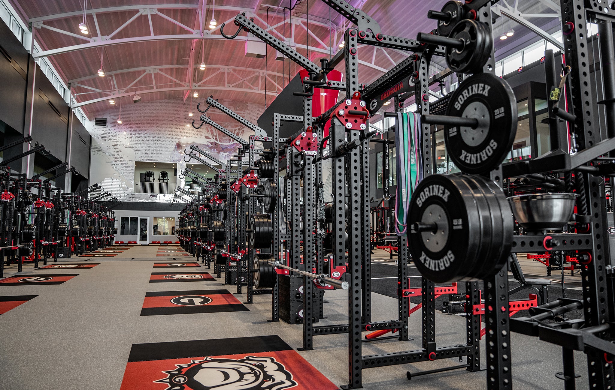 Georgia Bulldogs Football Weight Room