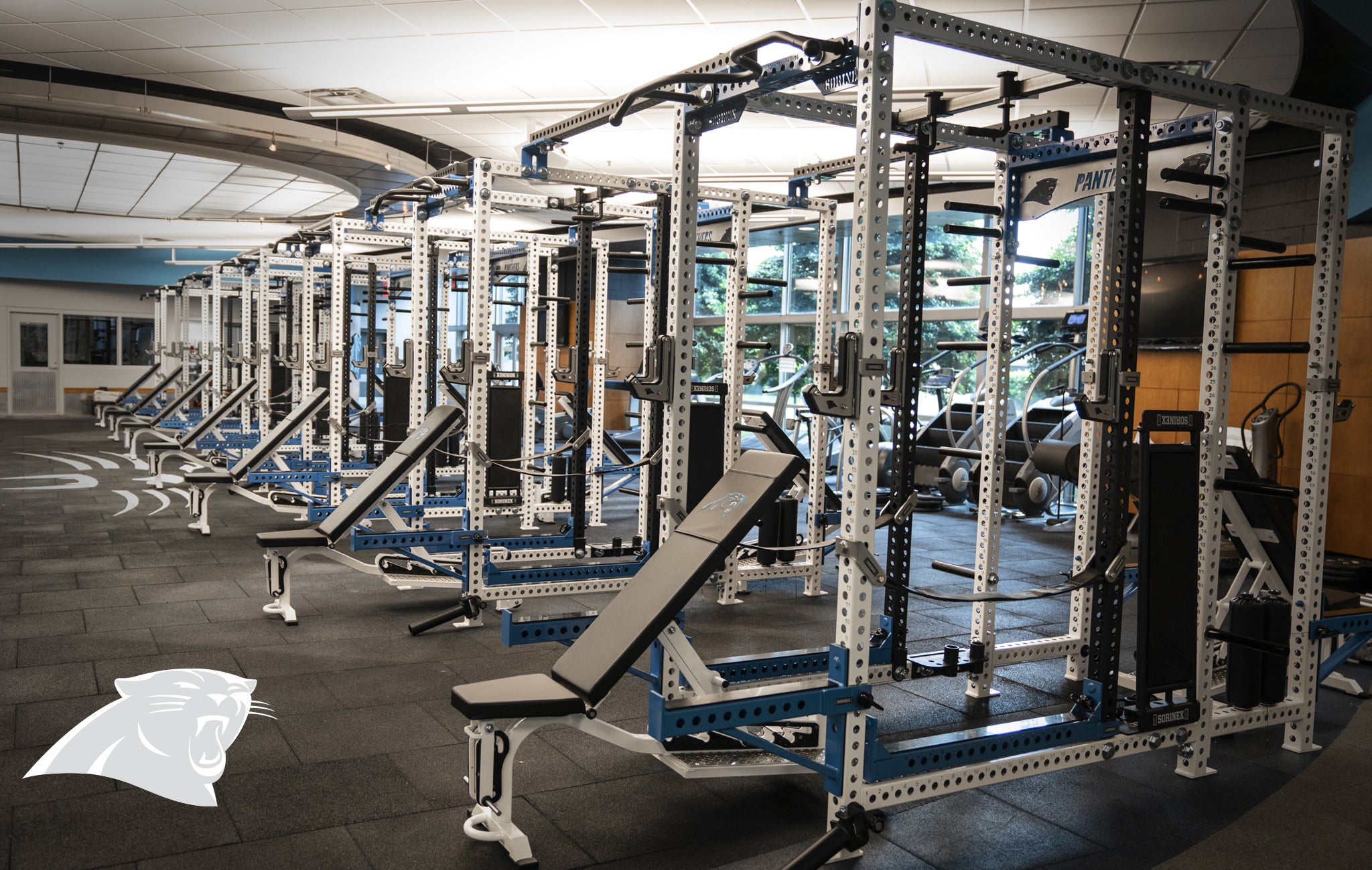 Carolina Panthers Sorinex strength and conditioning facility