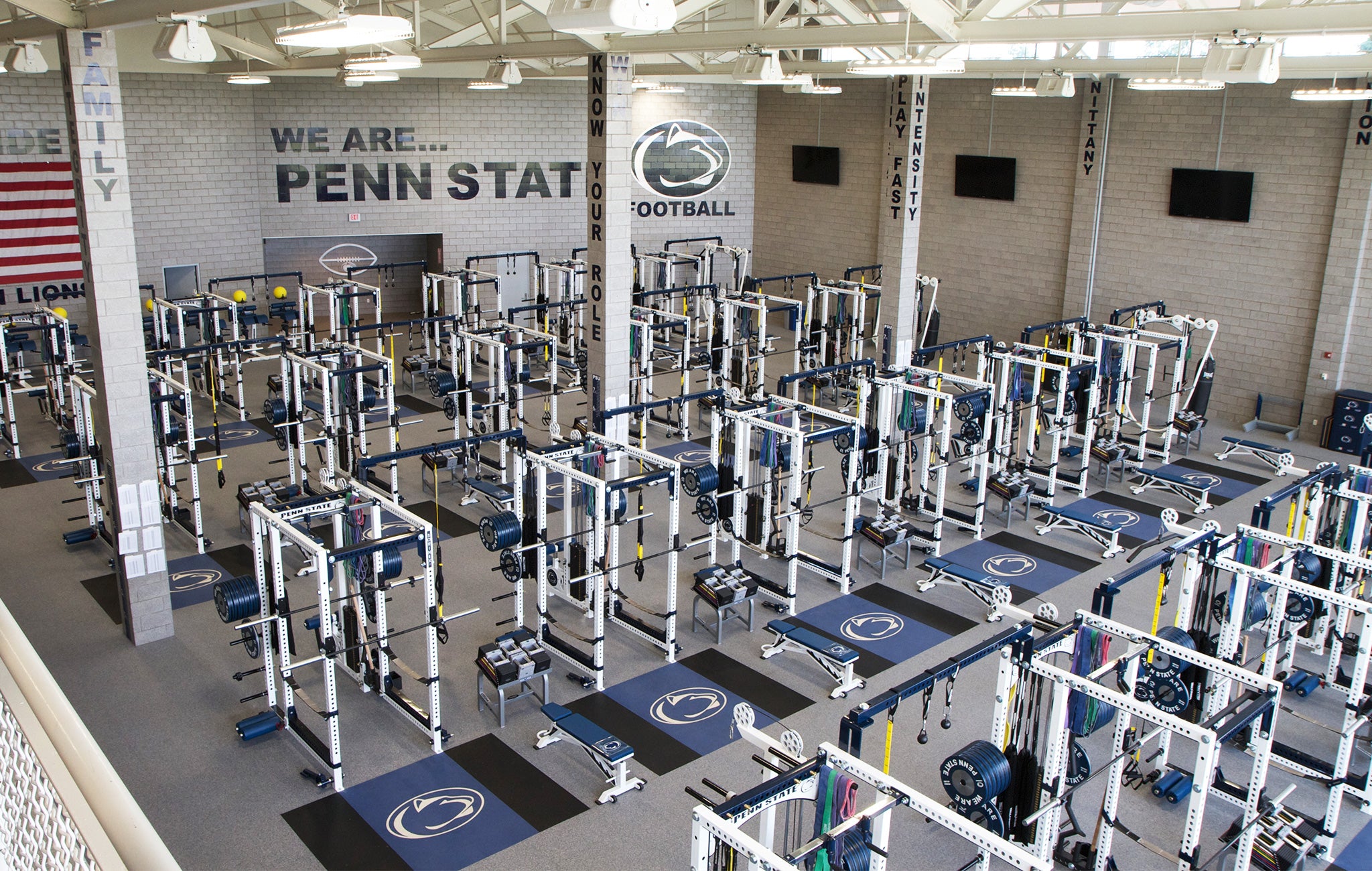 Penn State Football Weight Room
